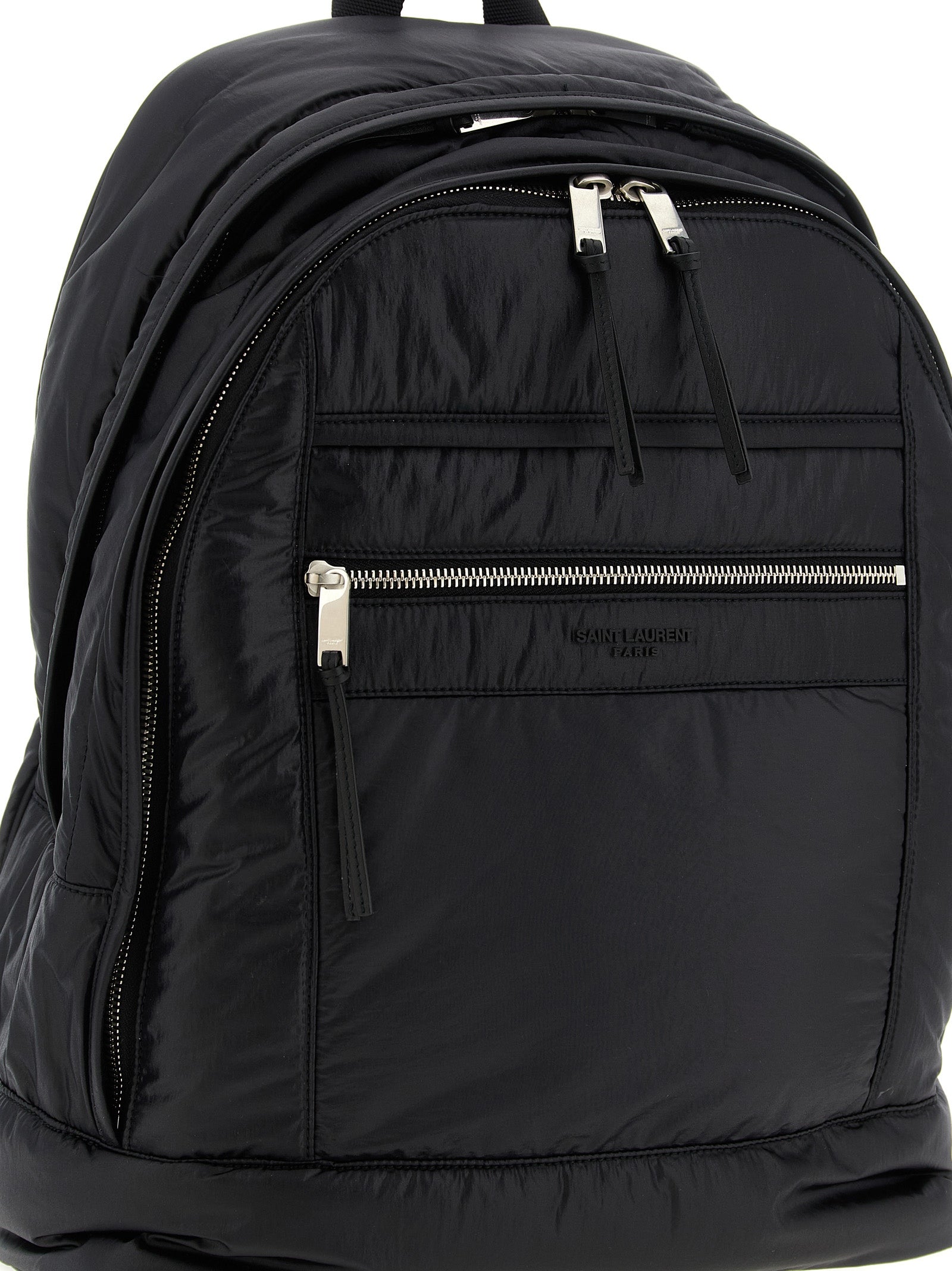 Saint Laurent Black Calfskin Backpack