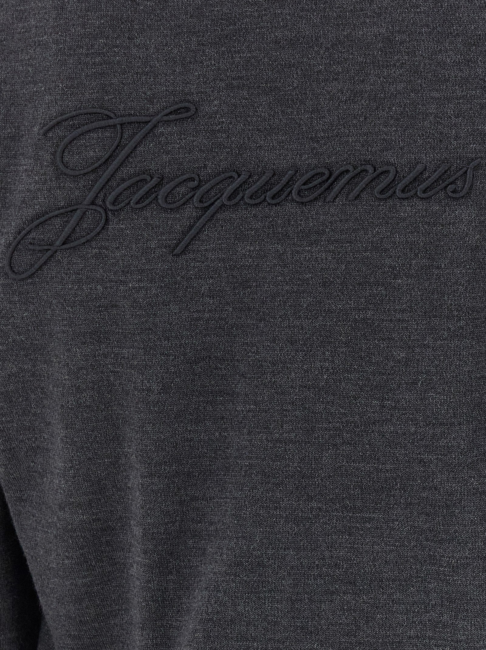 Jacquemus Gray Merino Wool Cardigan
