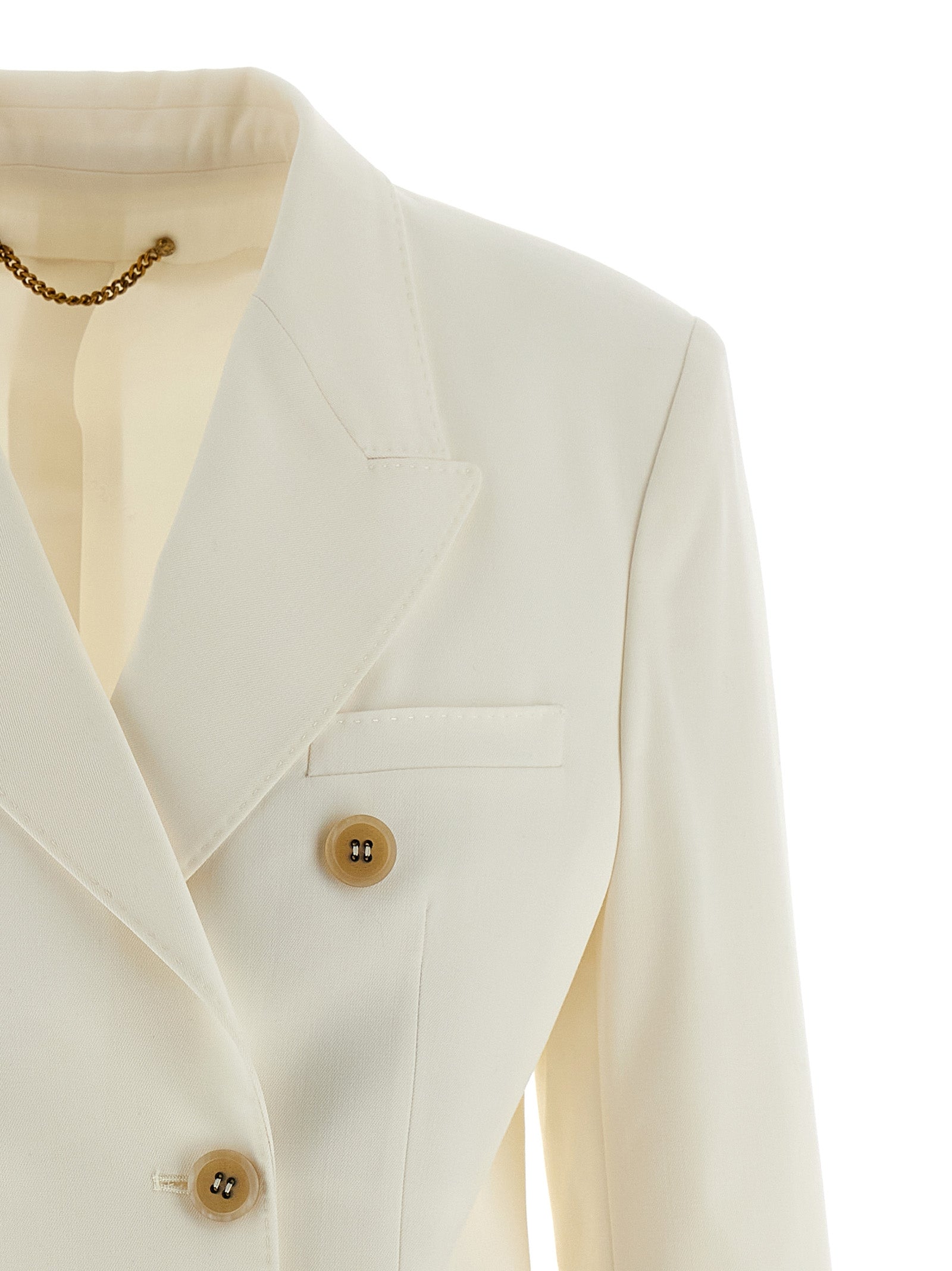 Golden Goose White Polyester Blazer