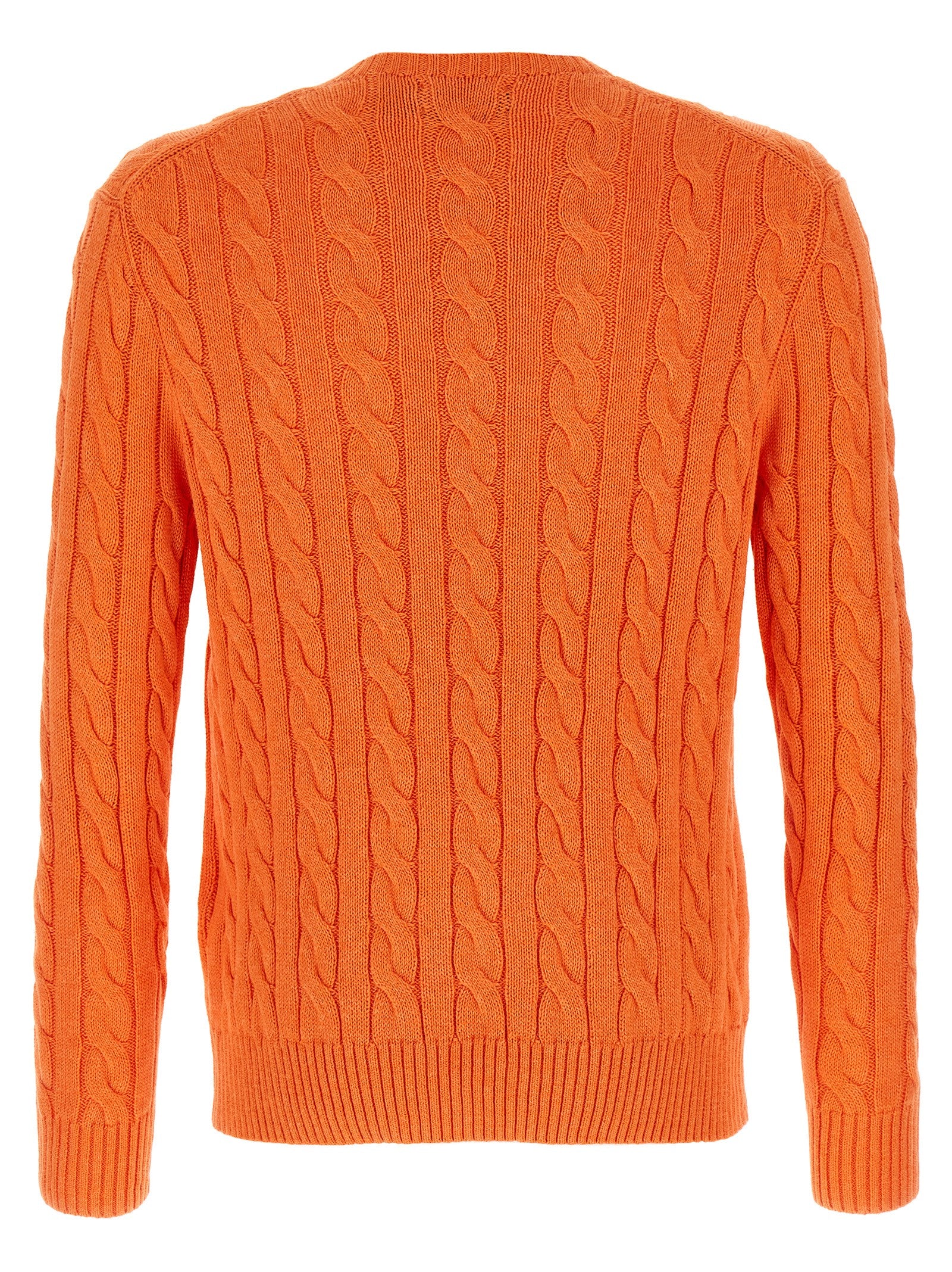 Polo Ralph Lauren Orange Cotton Cardigan