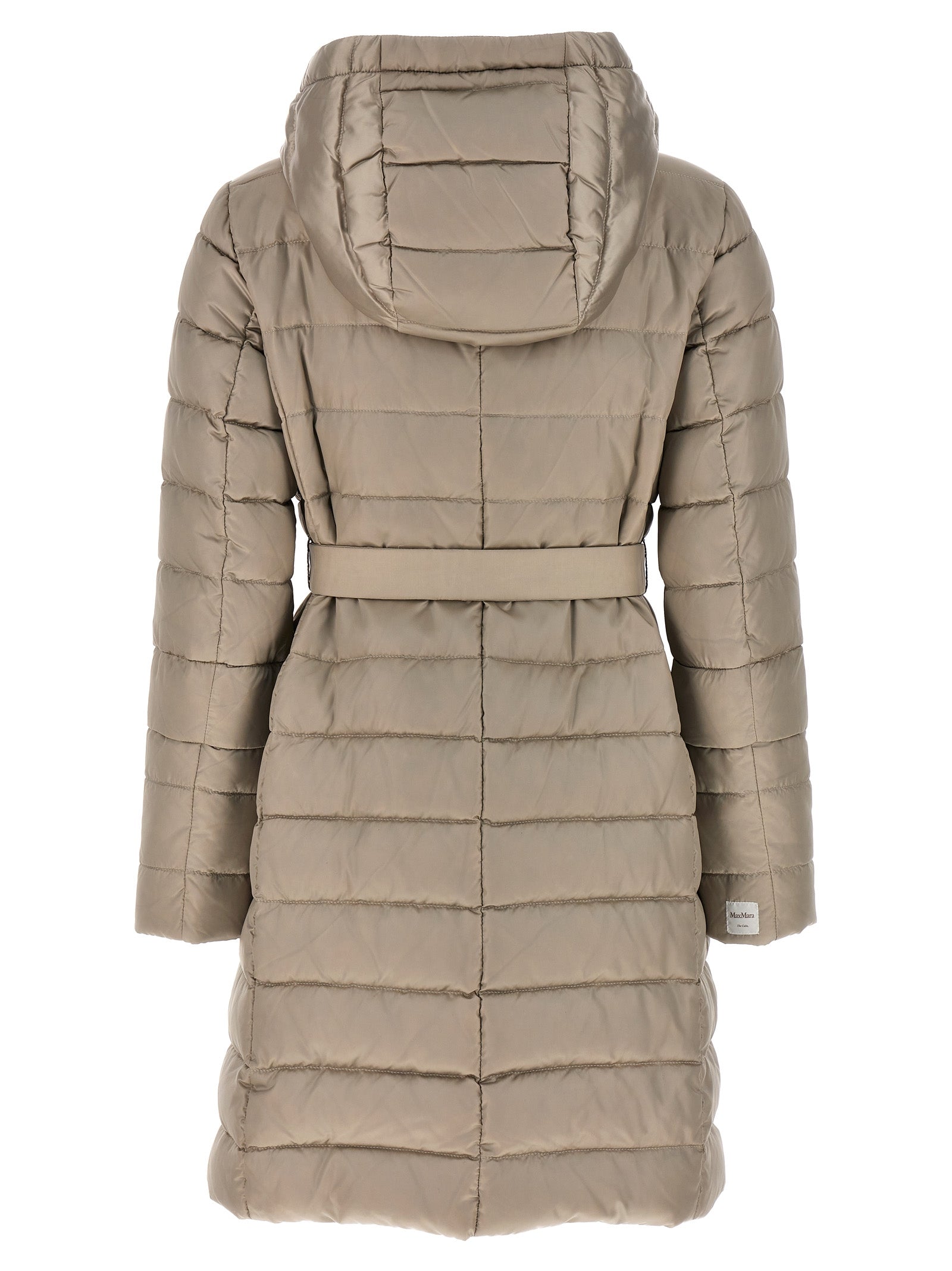 Max Mara Beige Polyamide Full-Length Jacket