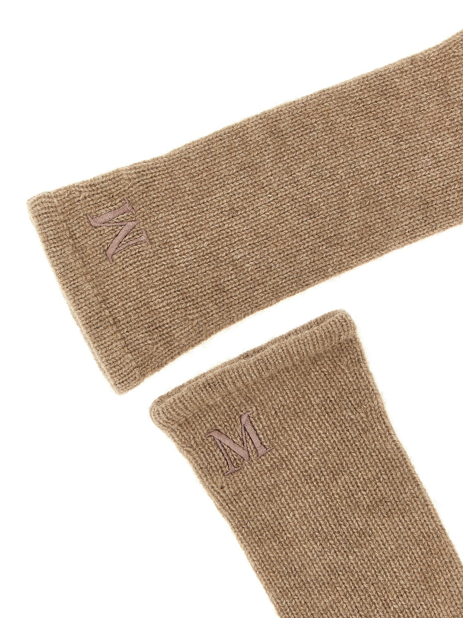 Max Mara Beige Cashmere Gloves