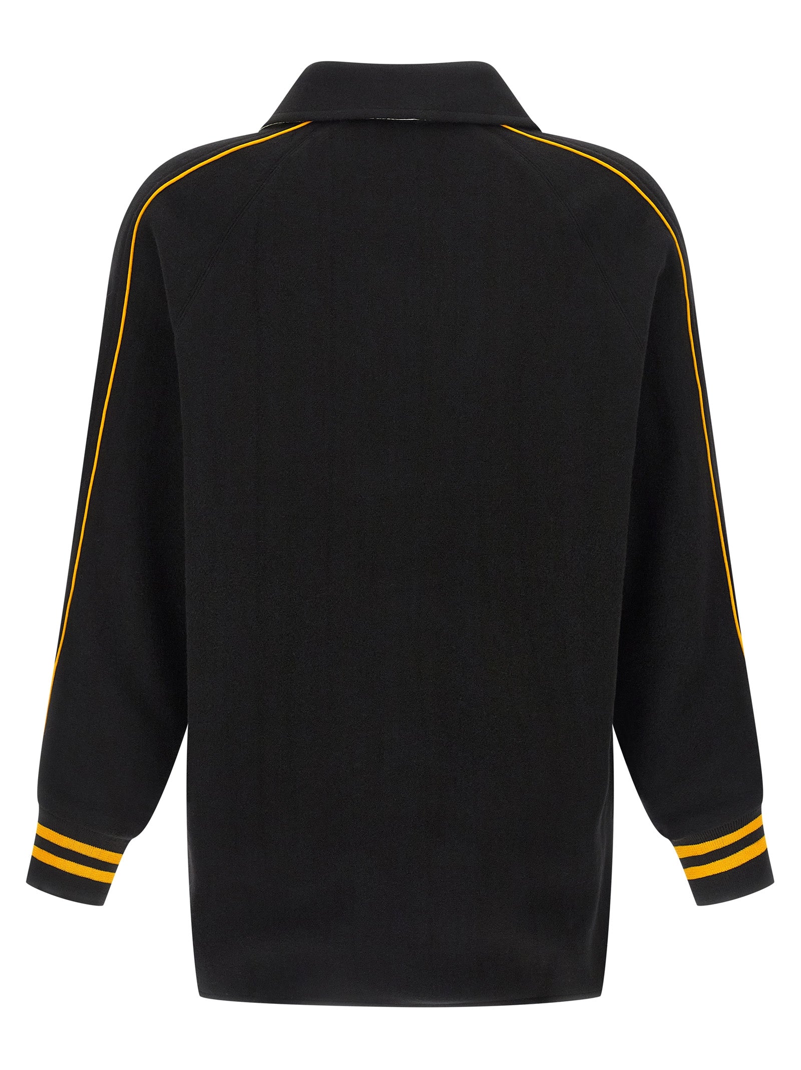 BODE Black Wool Varsity Jacket