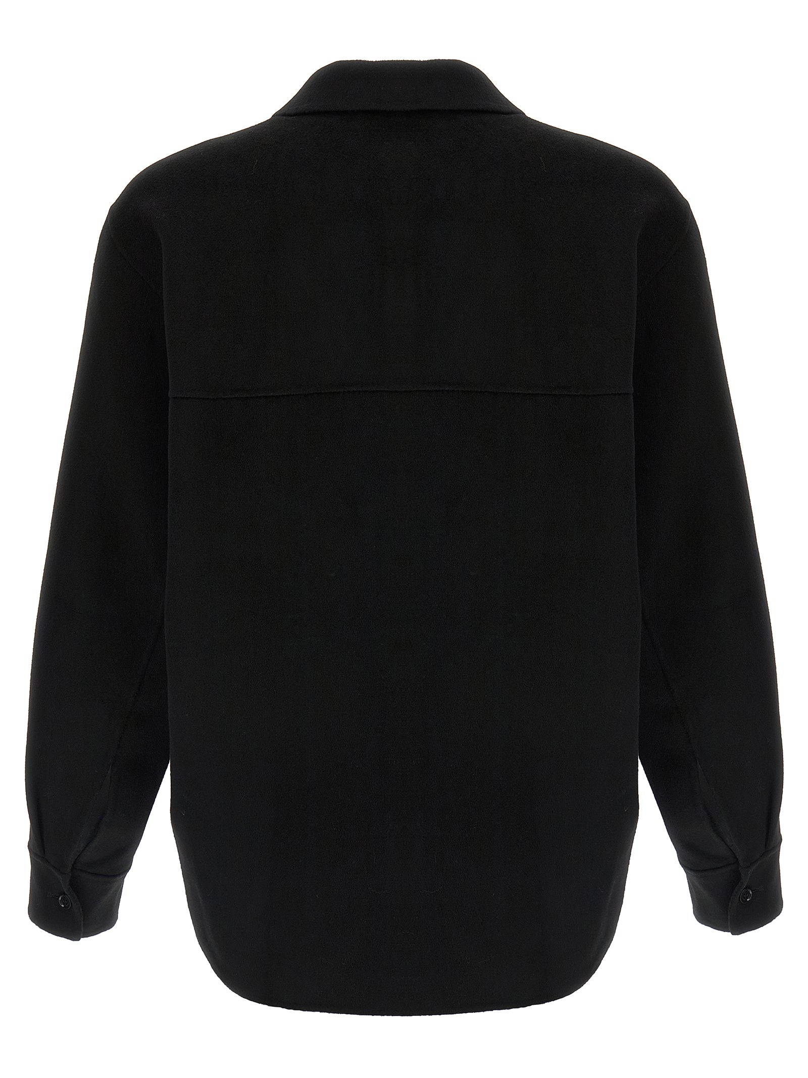 SÉFR Black Wool Blouse
