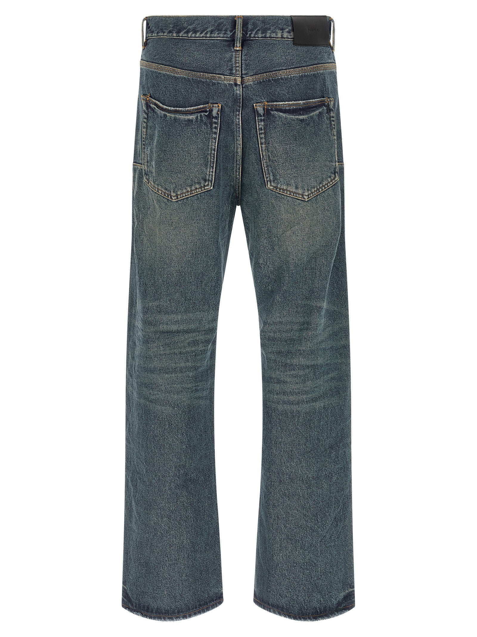 PURPLE Blue Ripped Denim Jeans