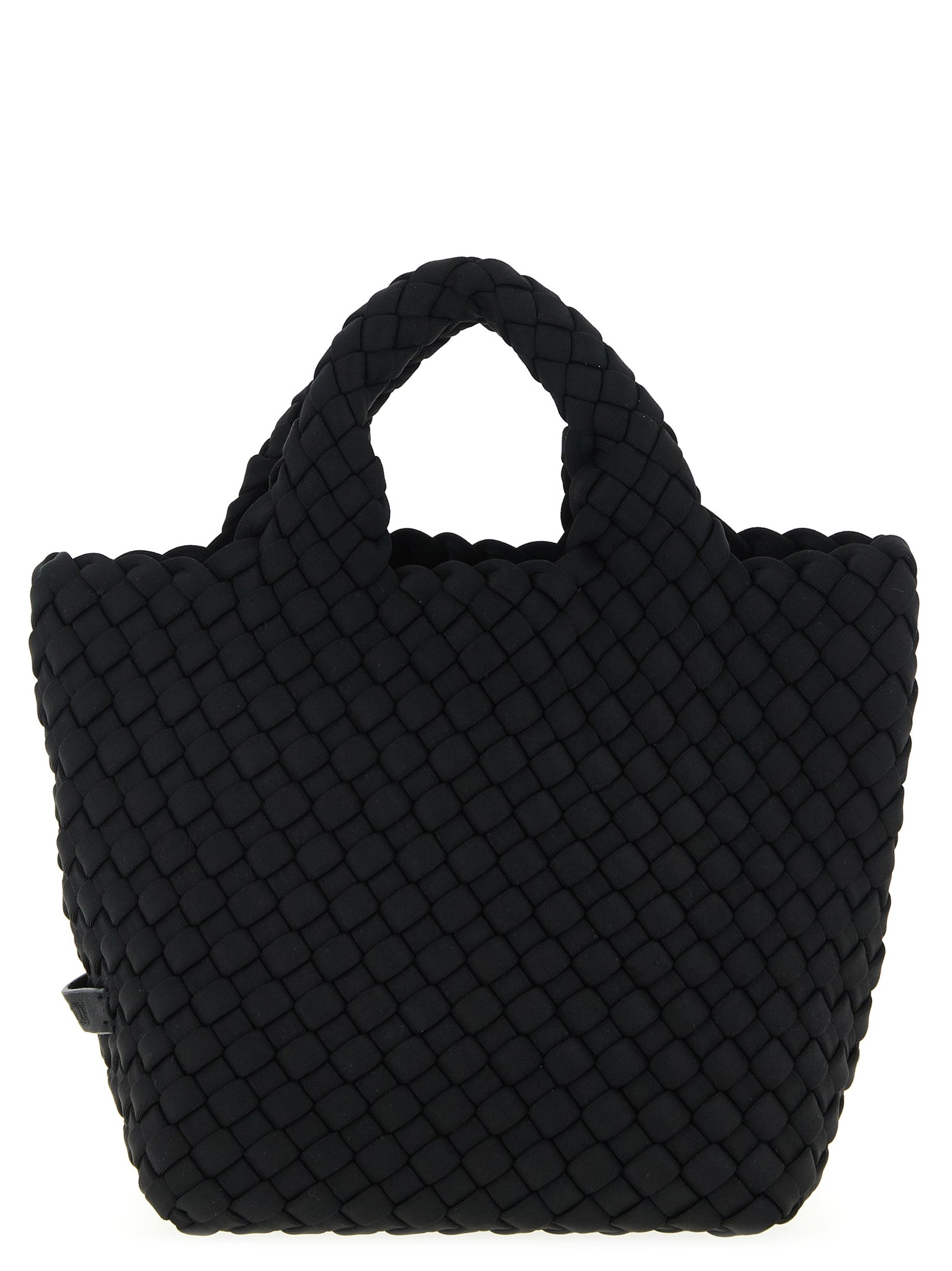 NAGHEDI Black Neoprene Tote Bag