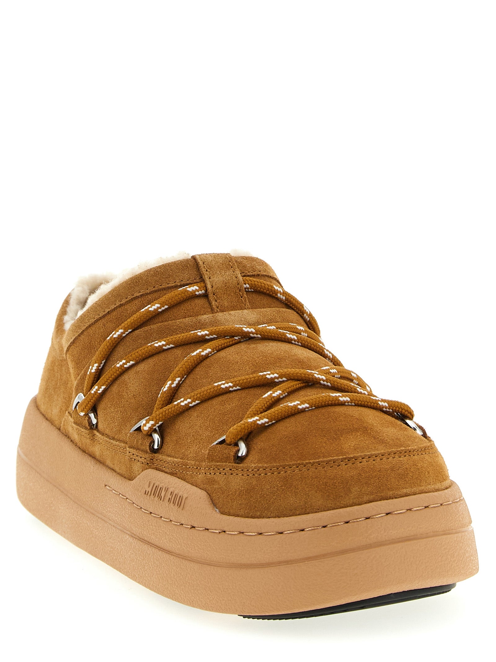 Moon Boot Brown Suede Leather Mules