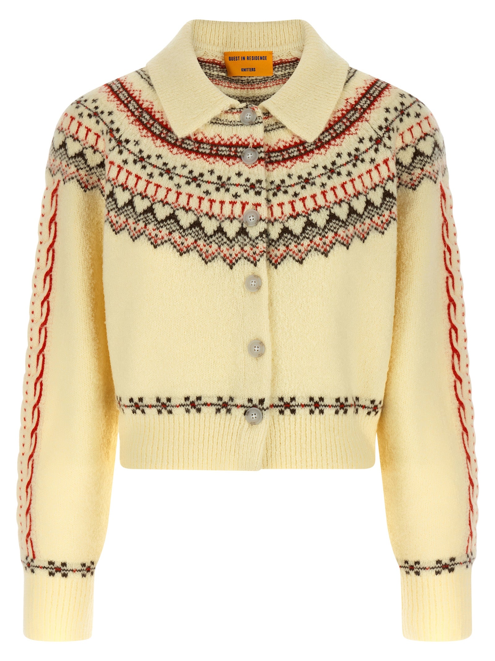 Guest in Residence Multicolor Wool Cardigan