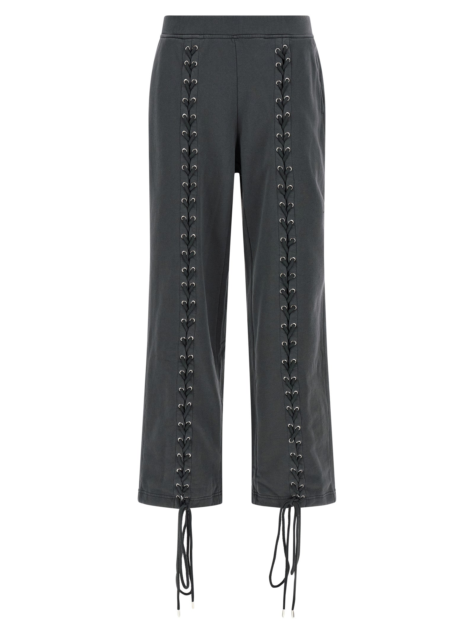 ROTATE BIRGER CHRISTENSEN Gray Cotton Casual Pants