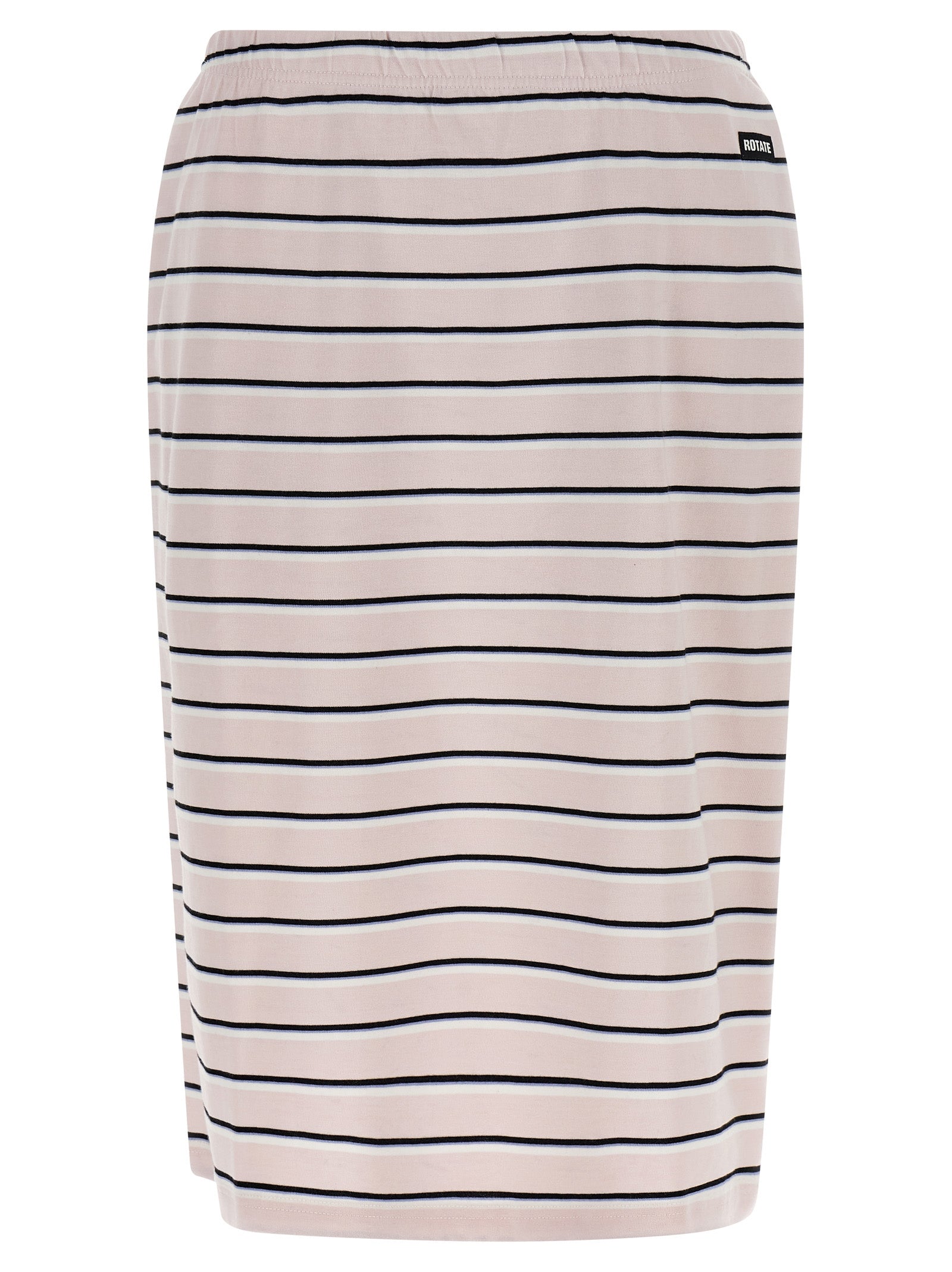 ROTATE BIRGER CHRISTENSEN Multicolor Cotton Midi Skirt