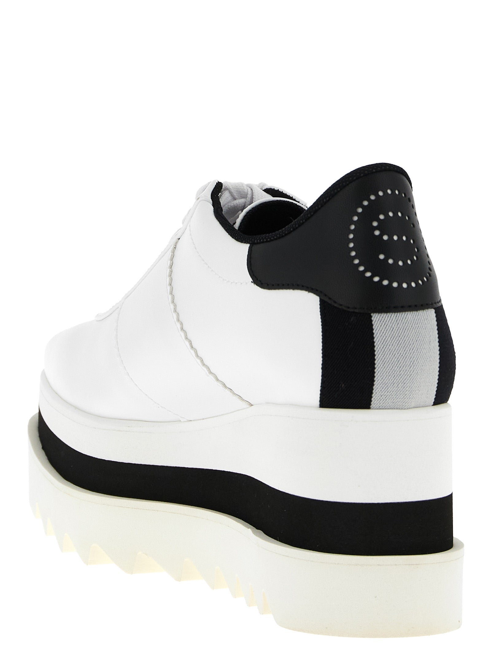 Stella McCartney Bicolor Polyethylene Wedge Sandals