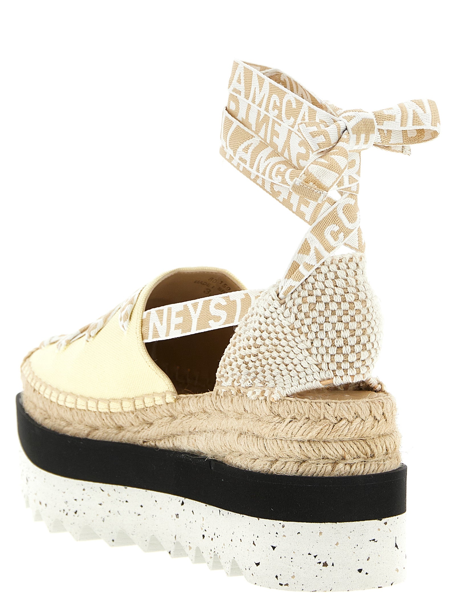 Stella McCartney Bicolor Polyethylene Wedge Sandals