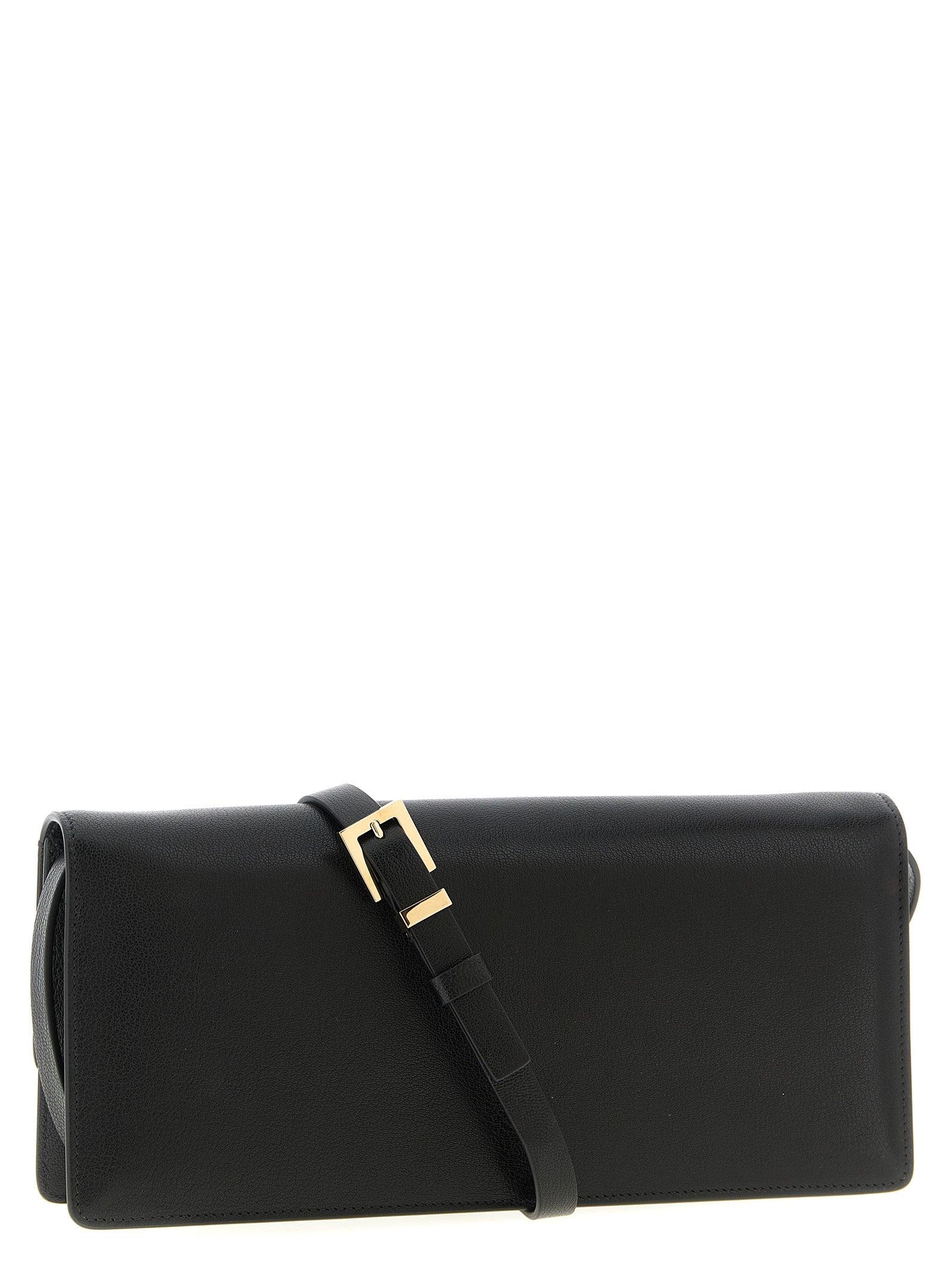 Tom Ford Black Goatskin Shoulder Bag