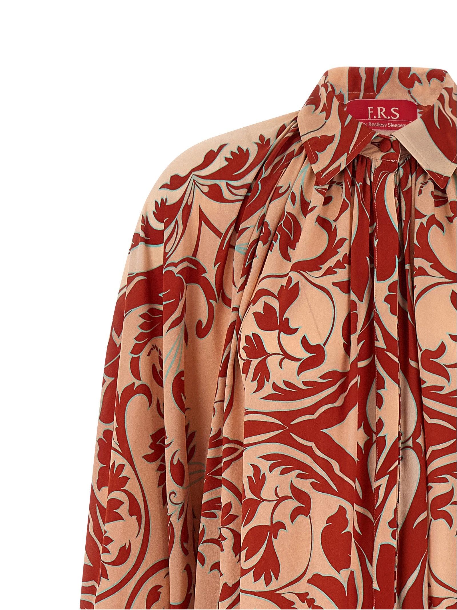 F.R.S. - FOR RESTLESS SLEEPERS Multicolor Silk Long Dress