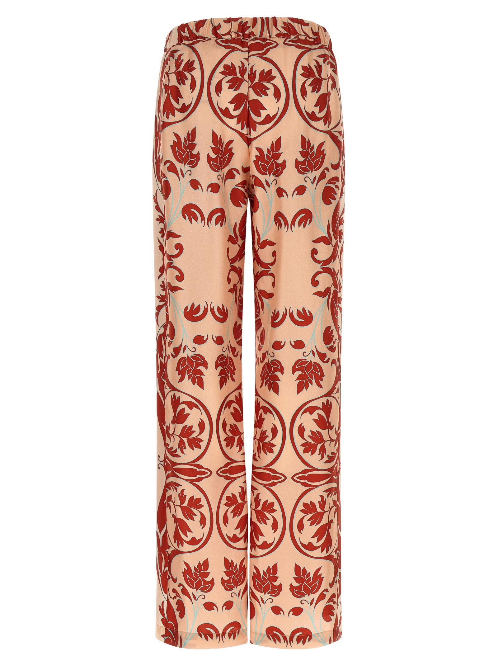 F.R.S. - FOR RESTLESS SLEEPERS Multicolor Silk Casual Pants
