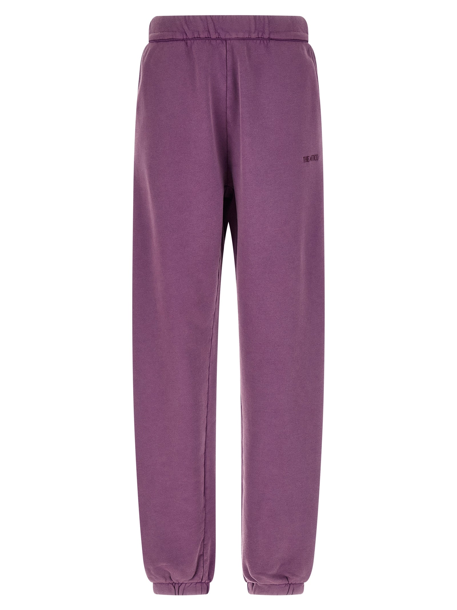 The Attico Purple Cotton Joggers (Workout Pants)