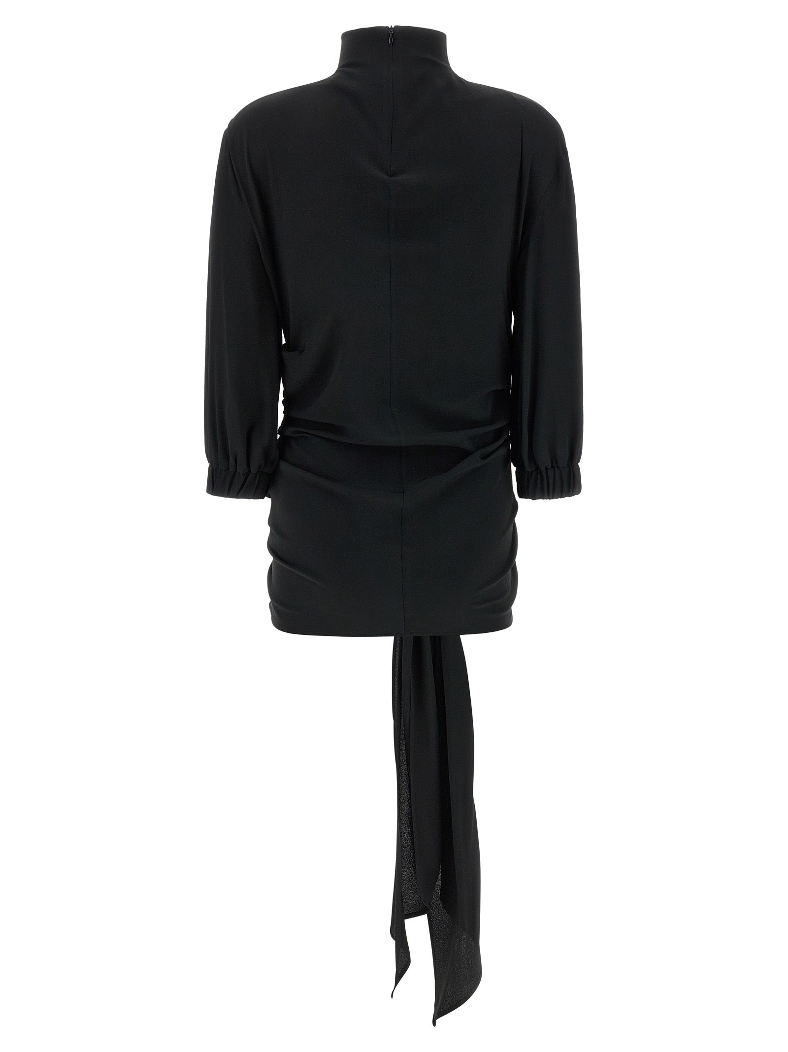 The Attico Black Acetate Tank Tops