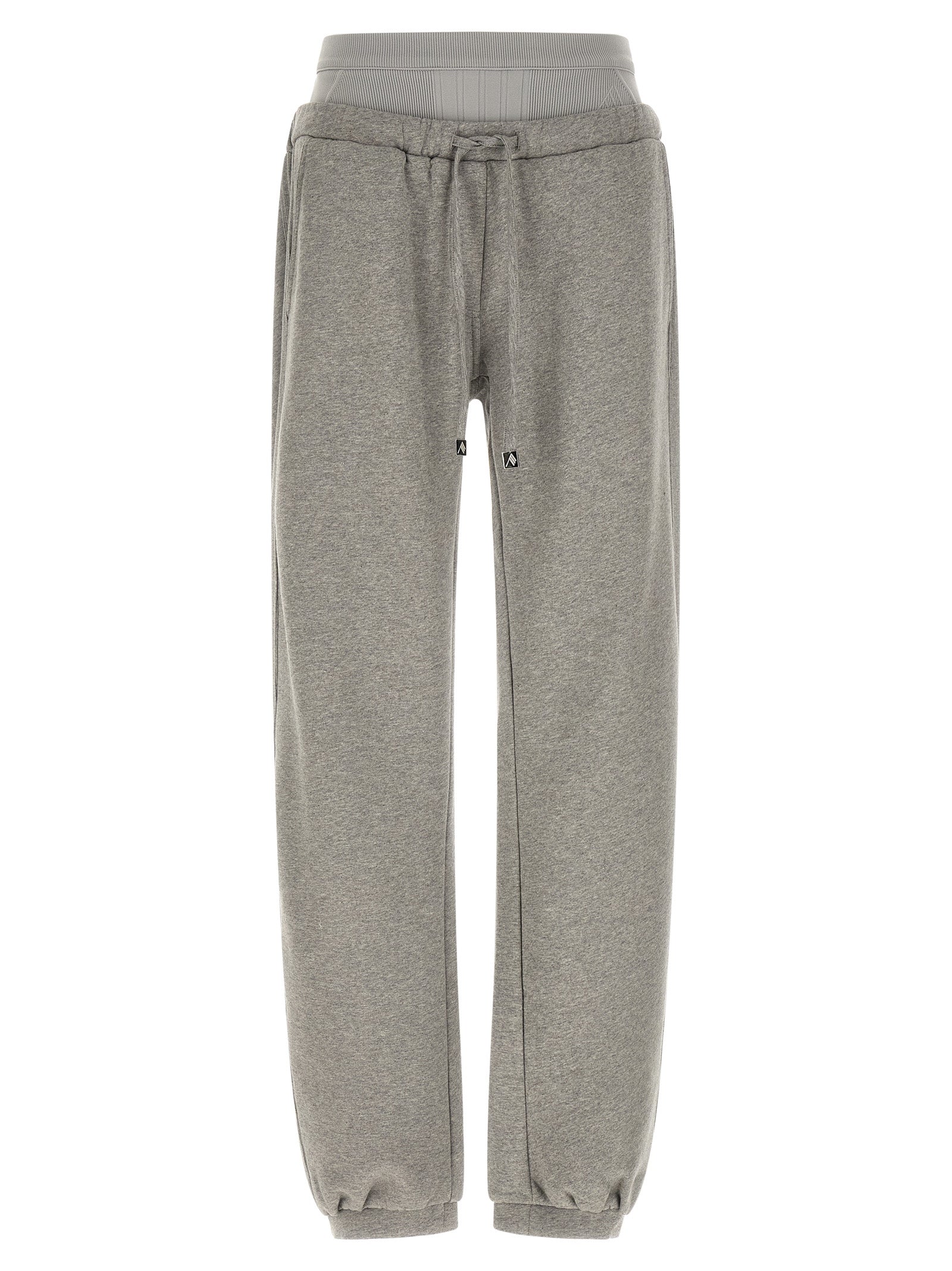 The Attico Gray Cotton Joggers (Workout Pants)
