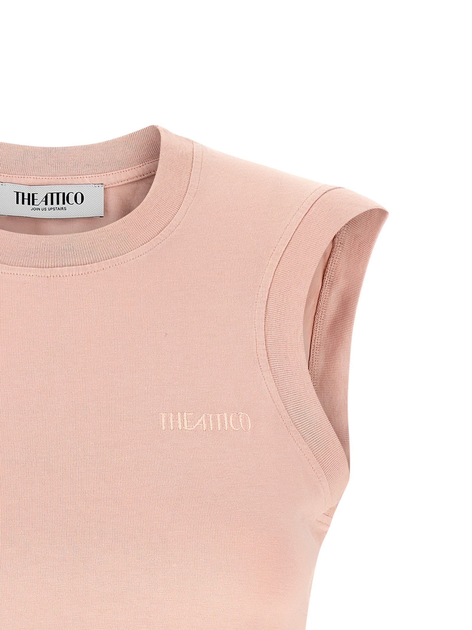 The Attico Multicolor Cotton Sleeveles T-Shirt