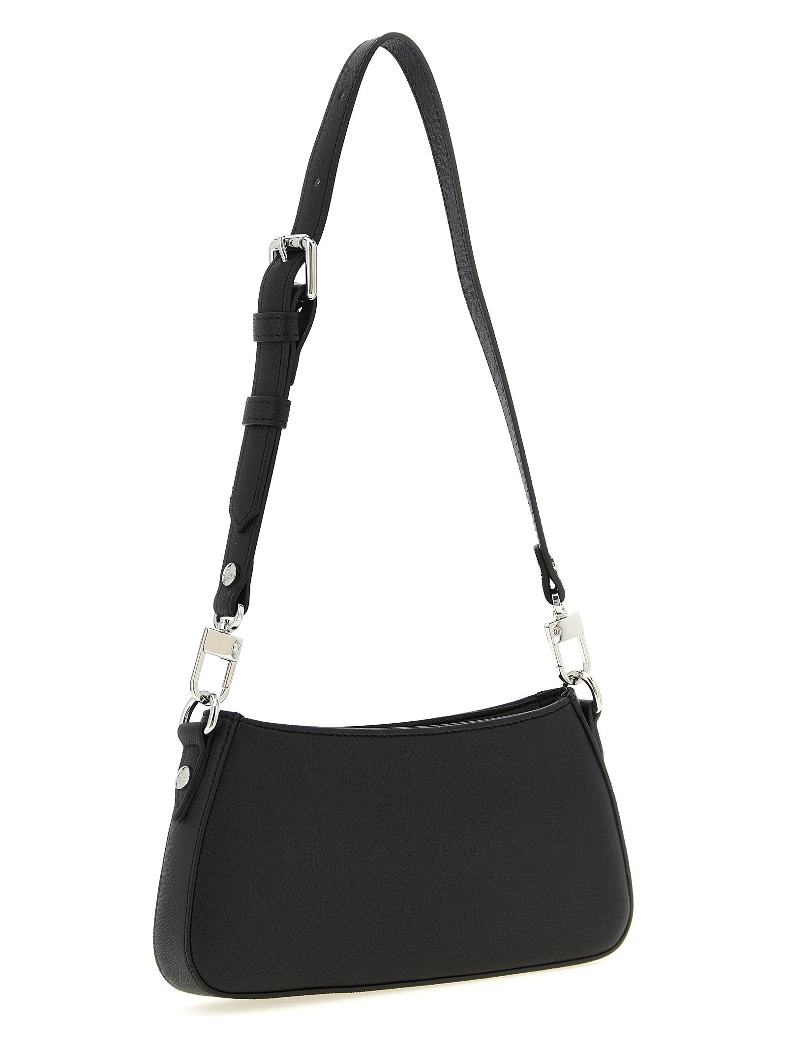 Vivienne Westwood Black Polyethylene Shoulder Bag