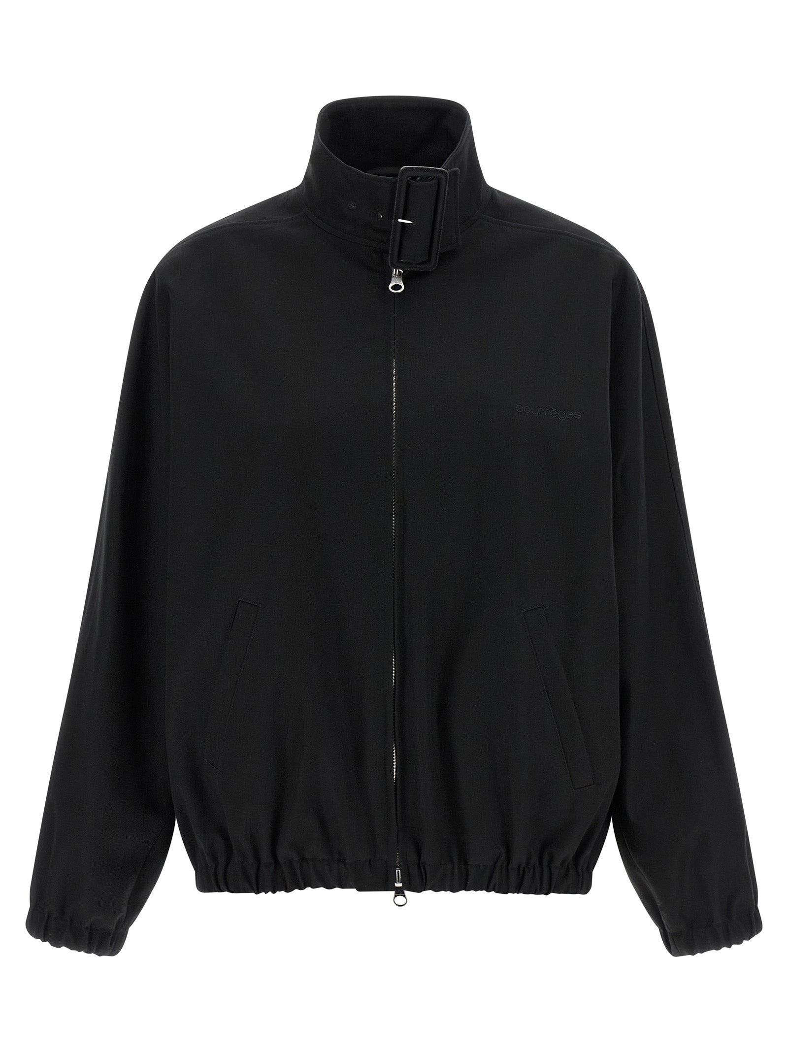 Courrèges Black Cotton Bomber