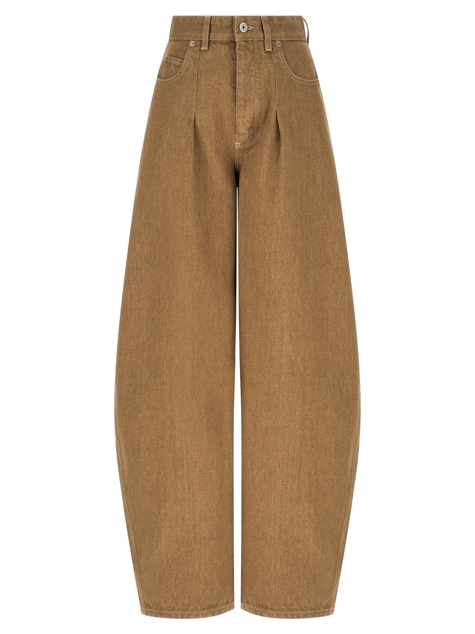 Jacquemus Beige Cotton Jeans Denim
