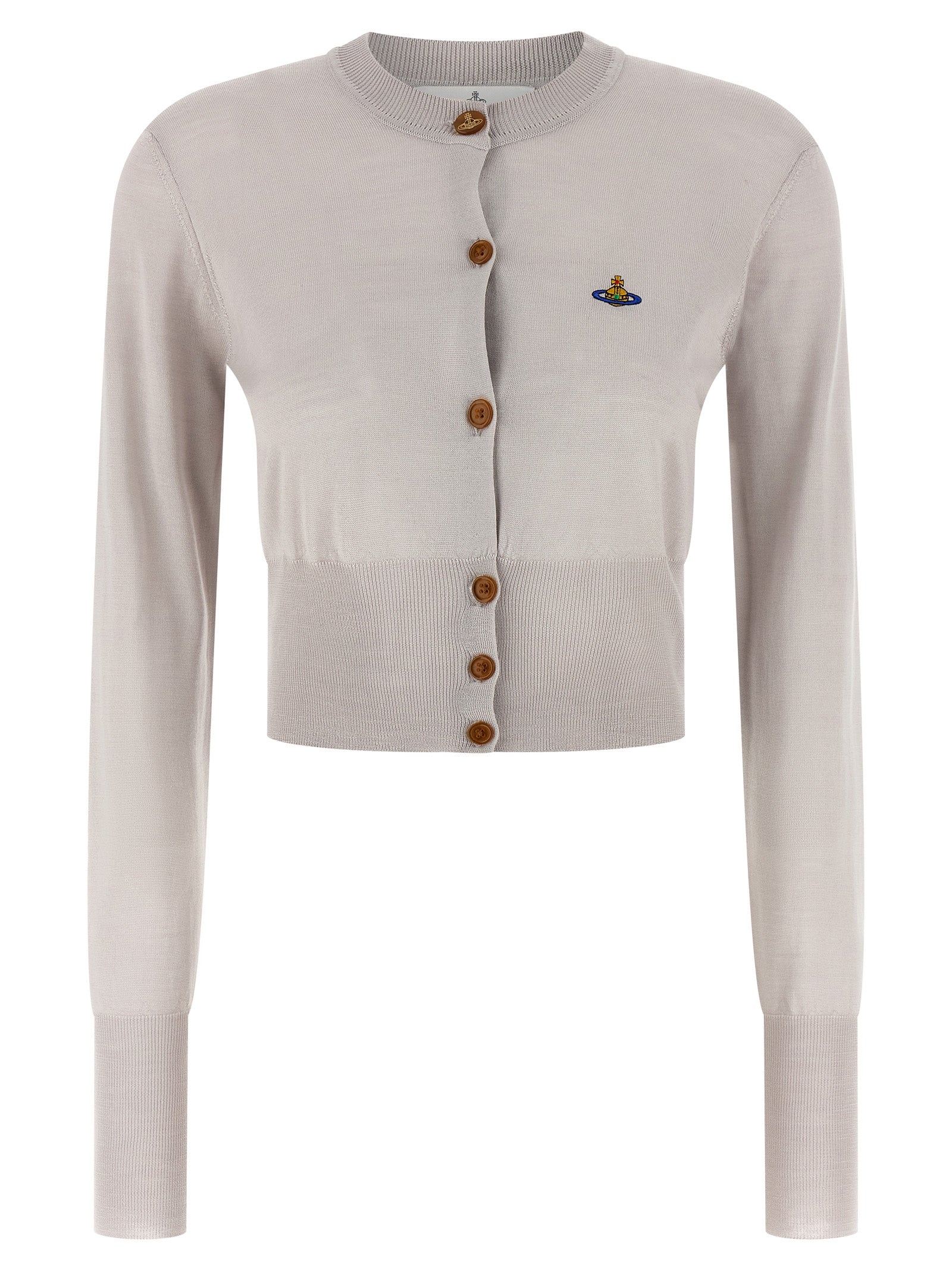 Vivienne Westwood Gray Wool Cardigan