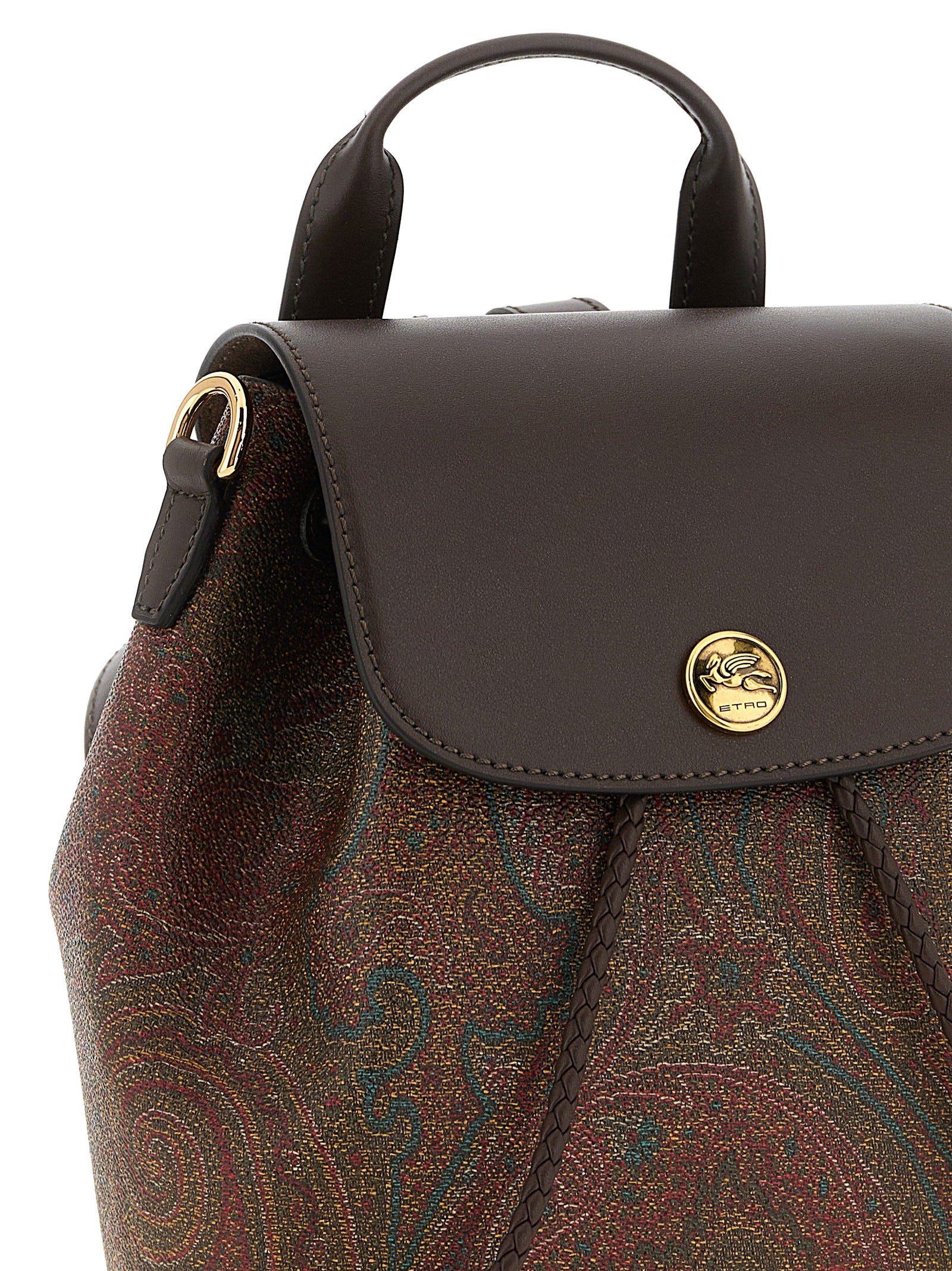 Etro Multicolor Cotton Backpack