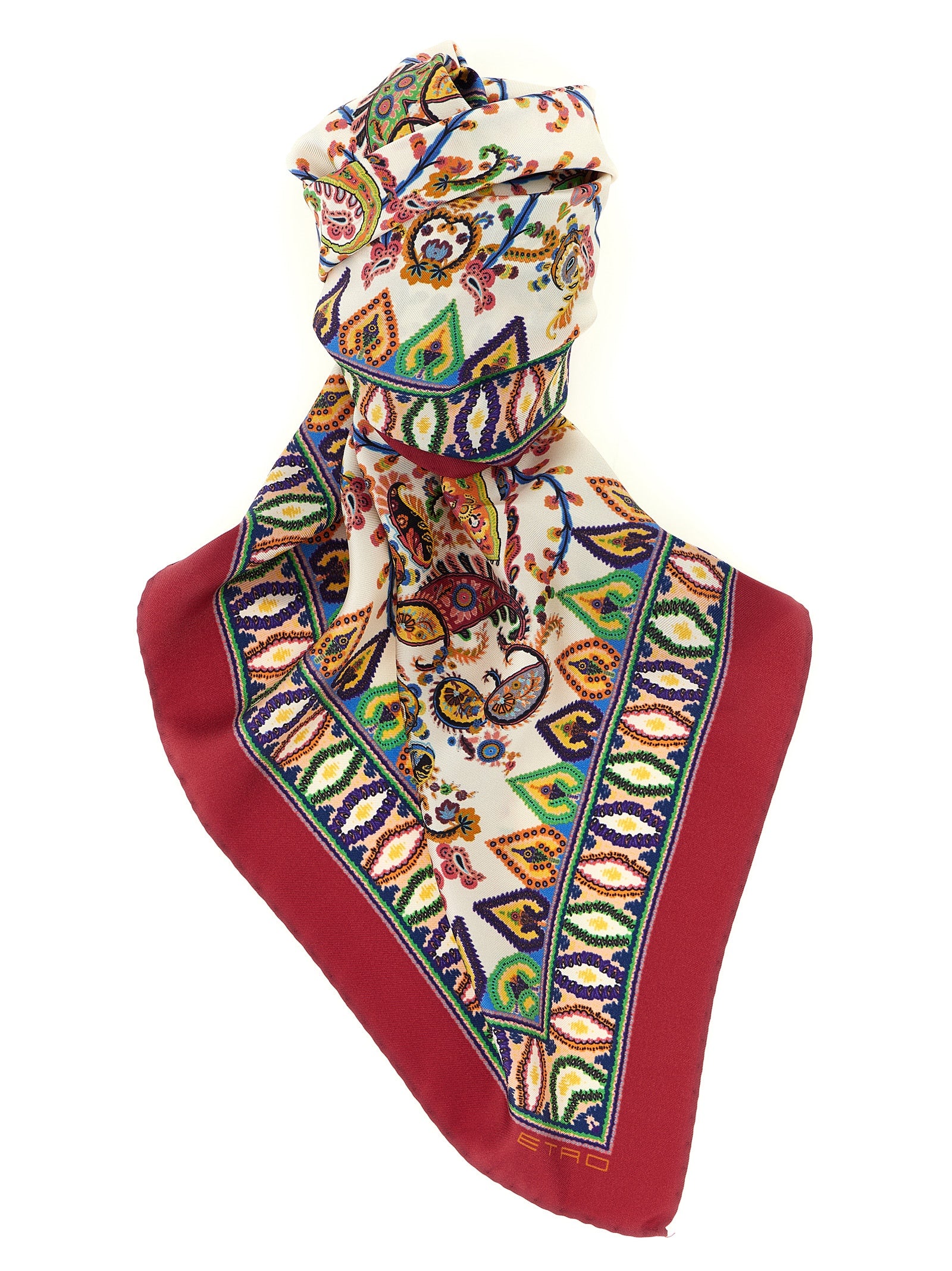 Etro Multicolor Silk Foulard