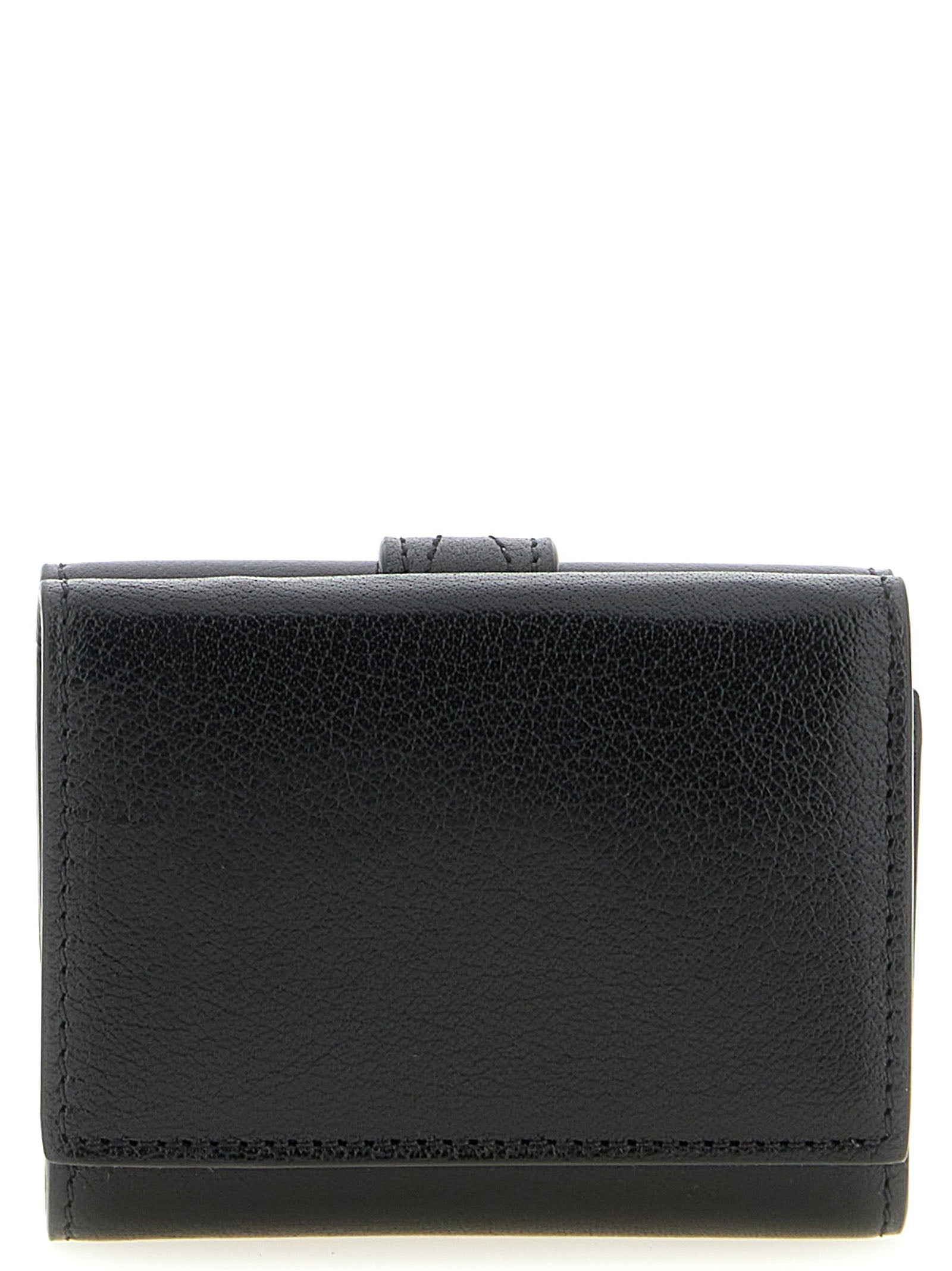 Chloé Black Buffalo Leather Cardholder