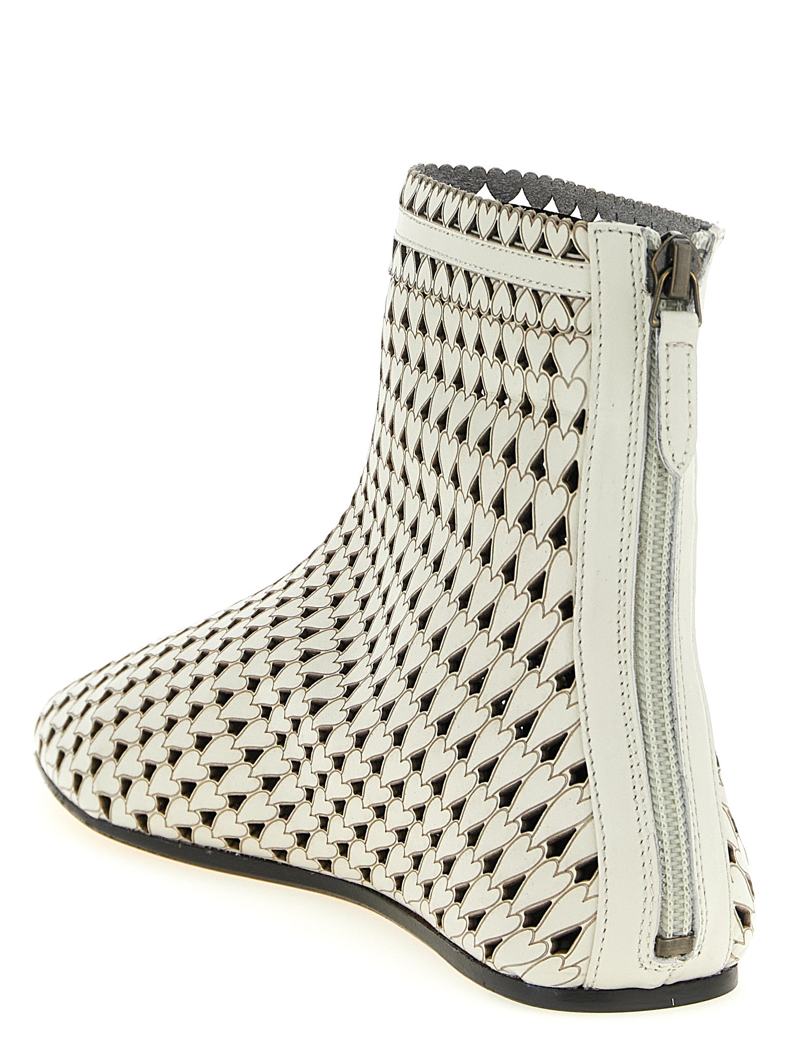 Isabel Marant Beige Calfskin Ankle Boots