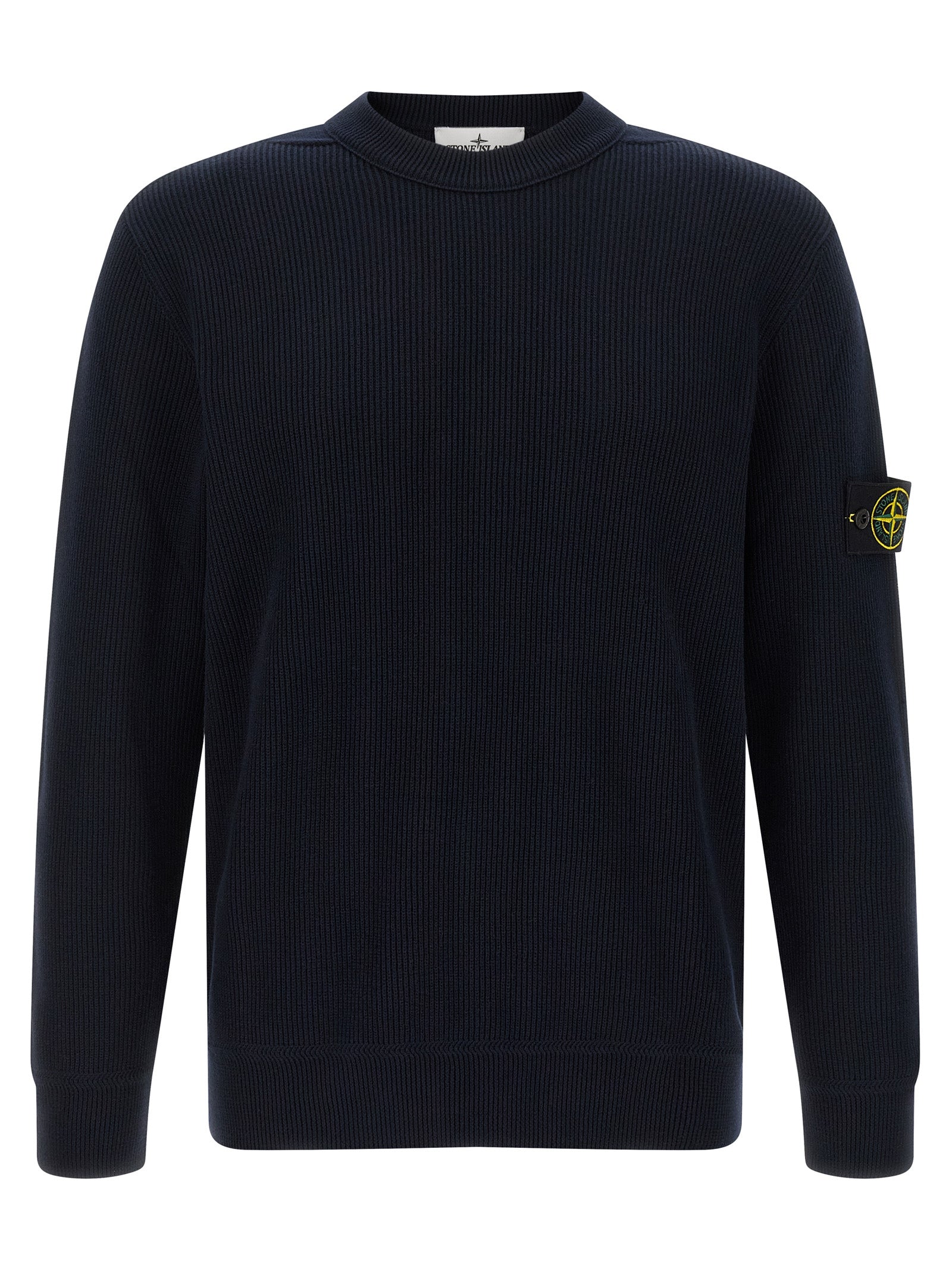 Stone Island Blue Cotton Cardigan