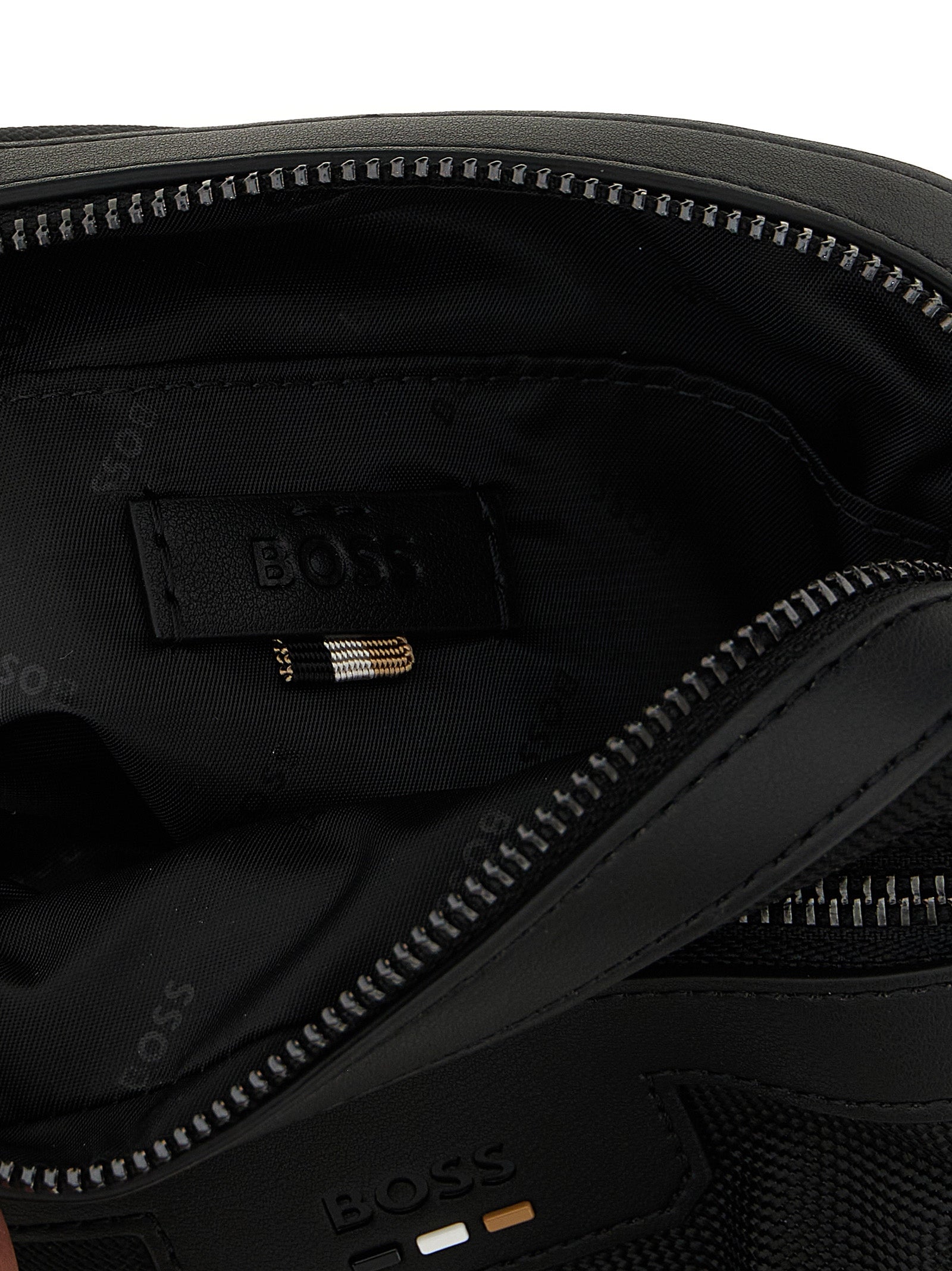 Hugo Boss Black Polyester Crossbody Bag