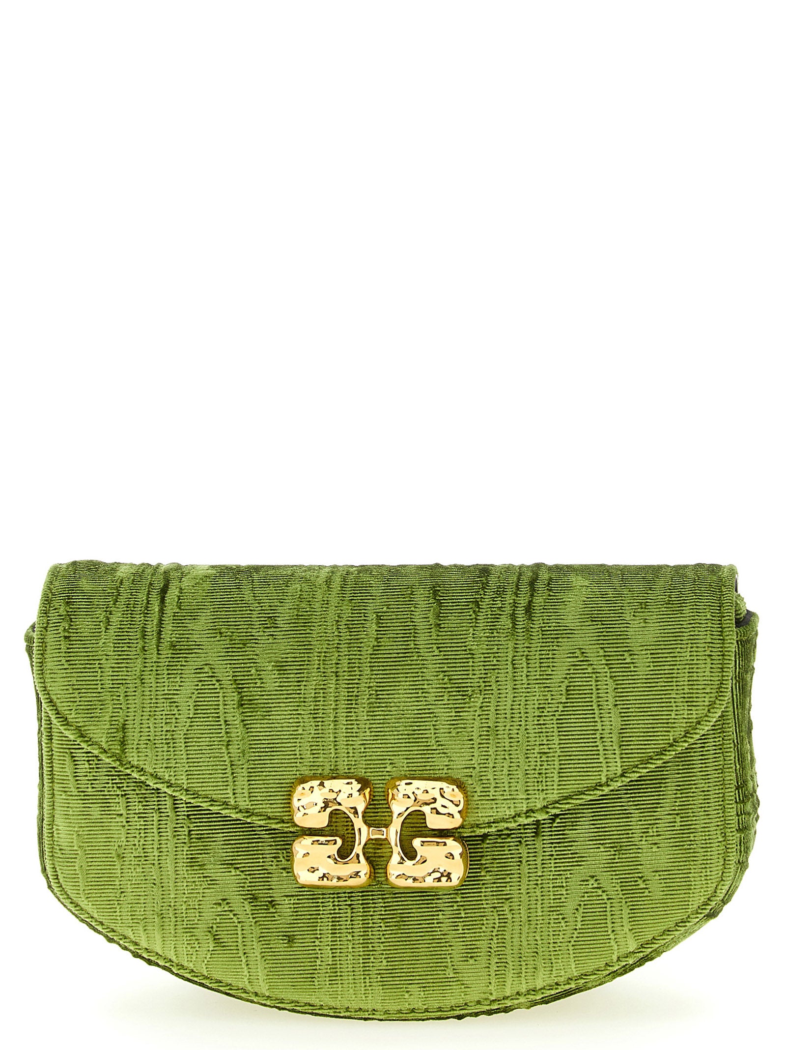 Ganni Bicolor Polyester Cardholder