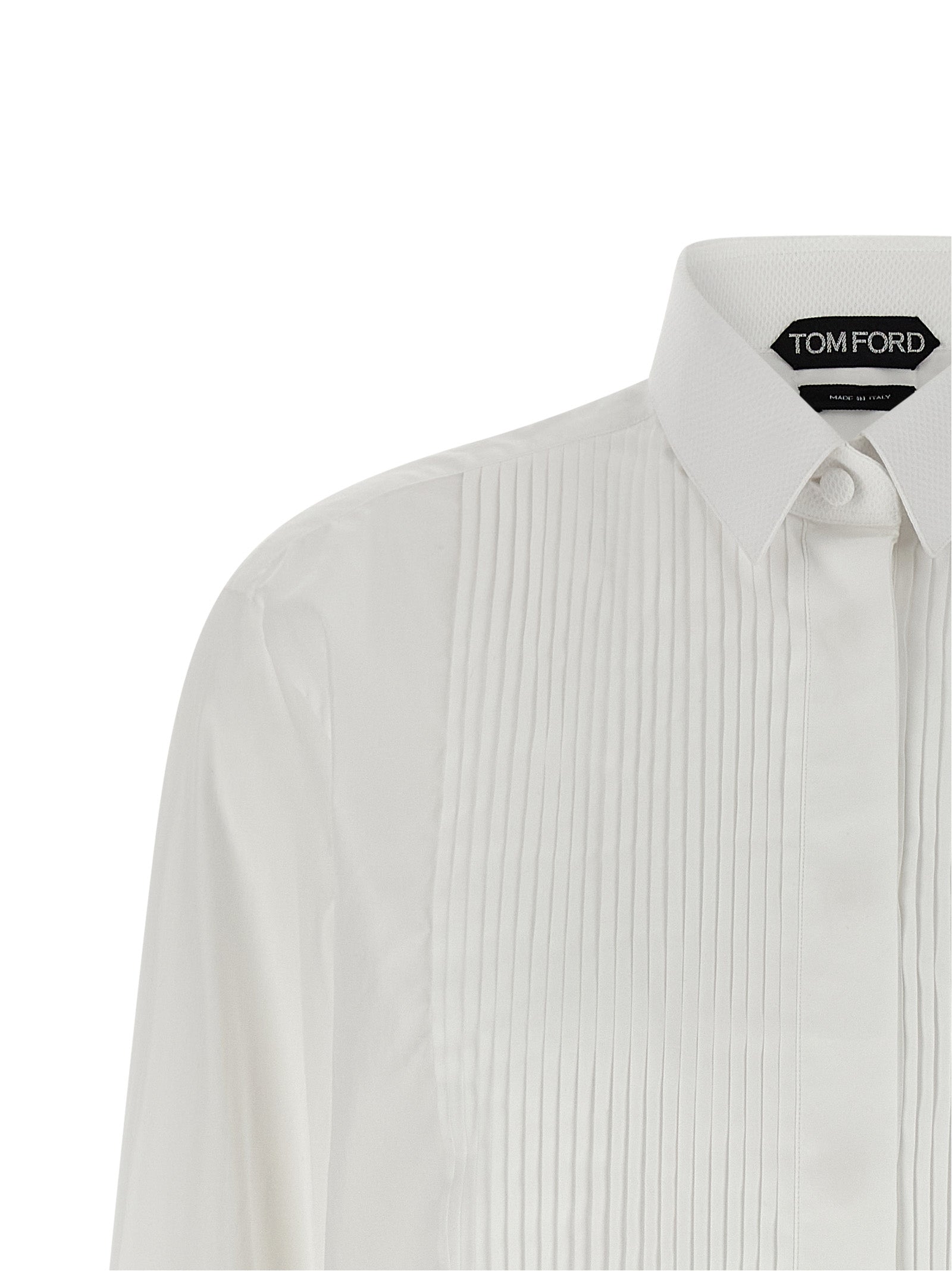 Tom Ford White Cotton Blouse