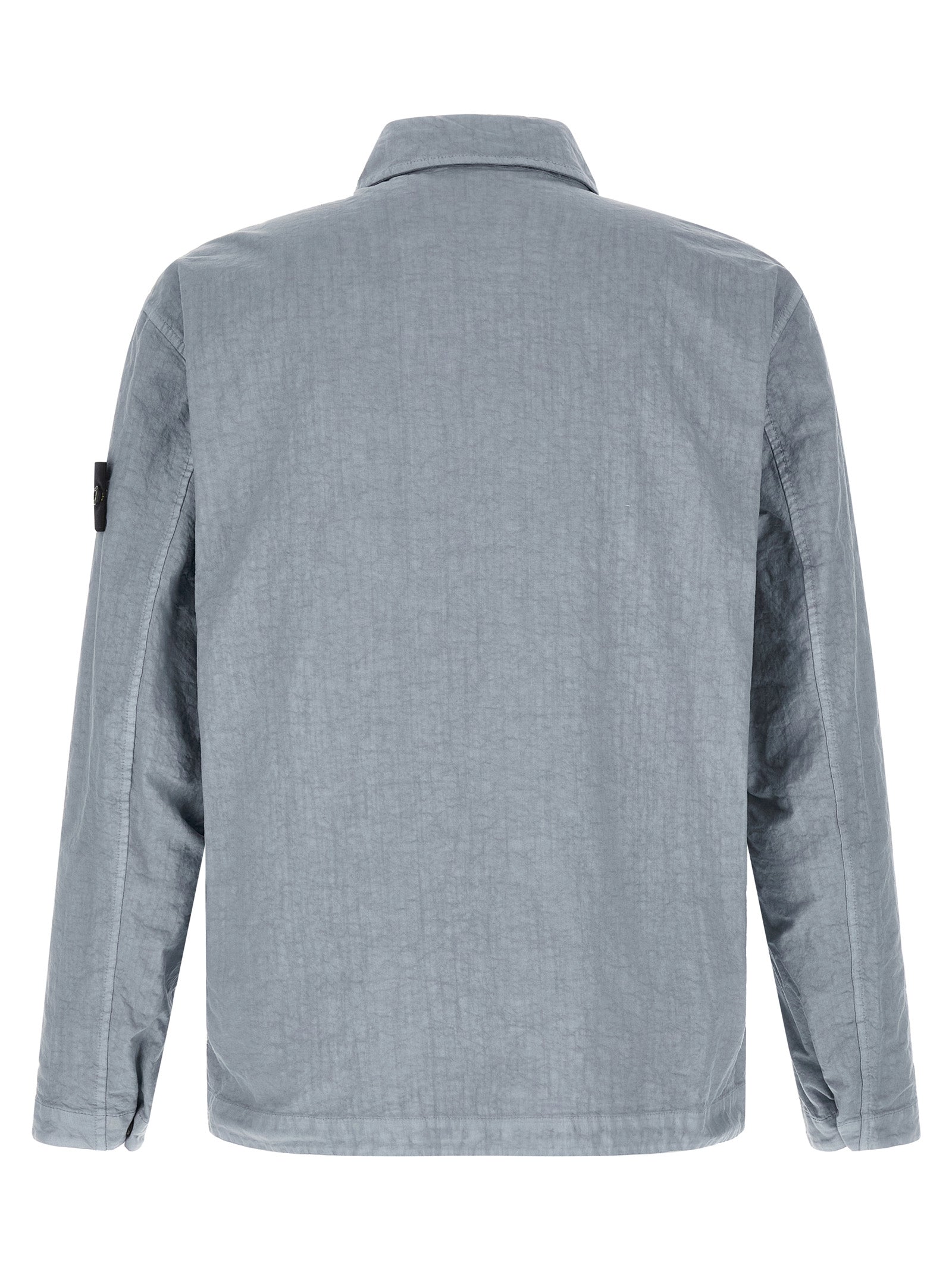 Stone Island Blue Polyamide Blouse