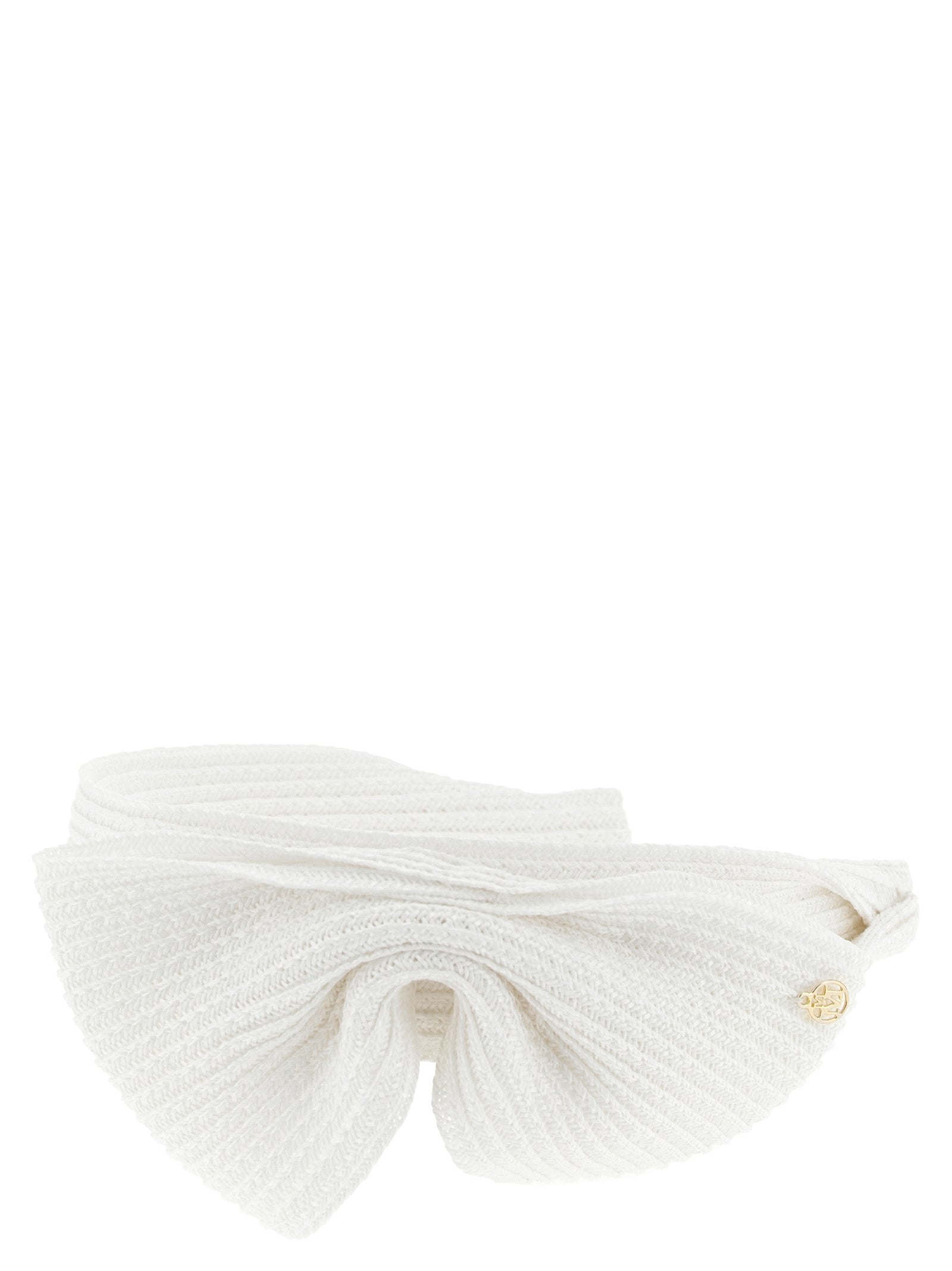 Maison Michel White Papier Headband