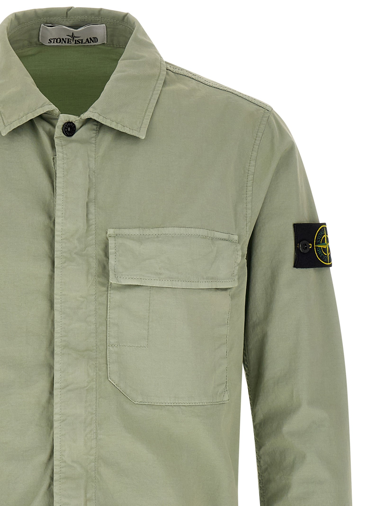 Stone Island Bicolor Cotton Blouse