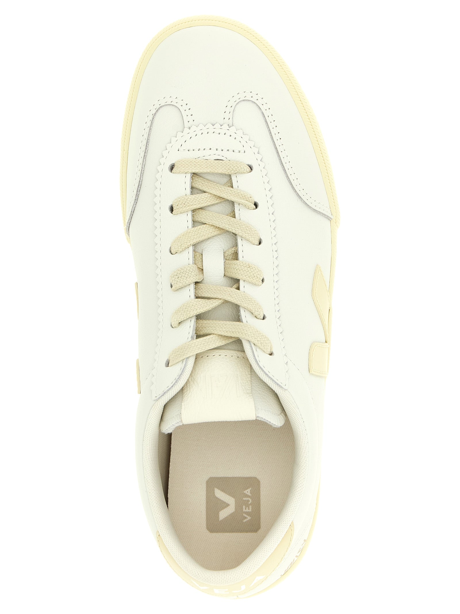 Veja White Calfskin Sneakers