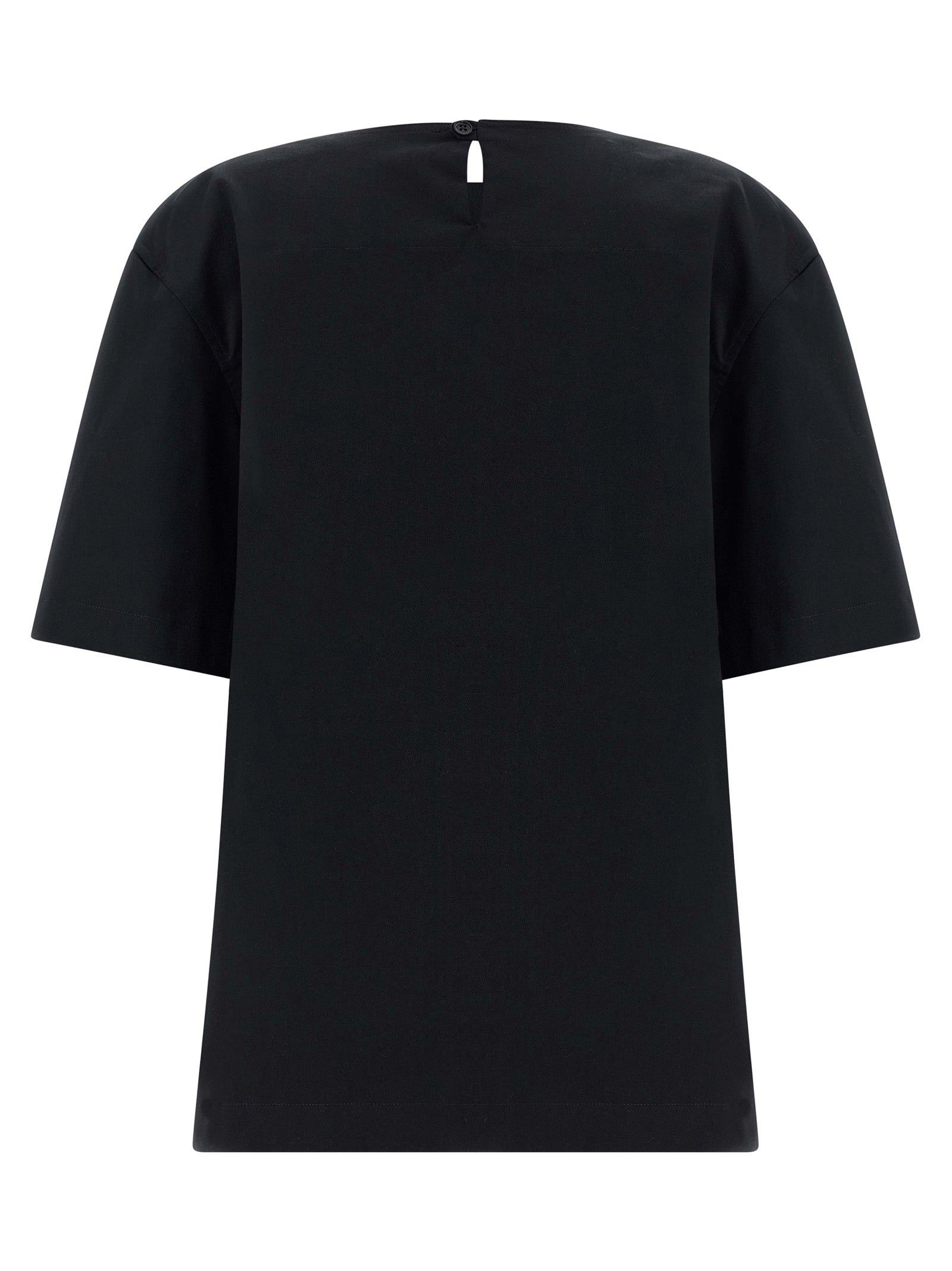 THELATEST Black Cotton T-Shirt