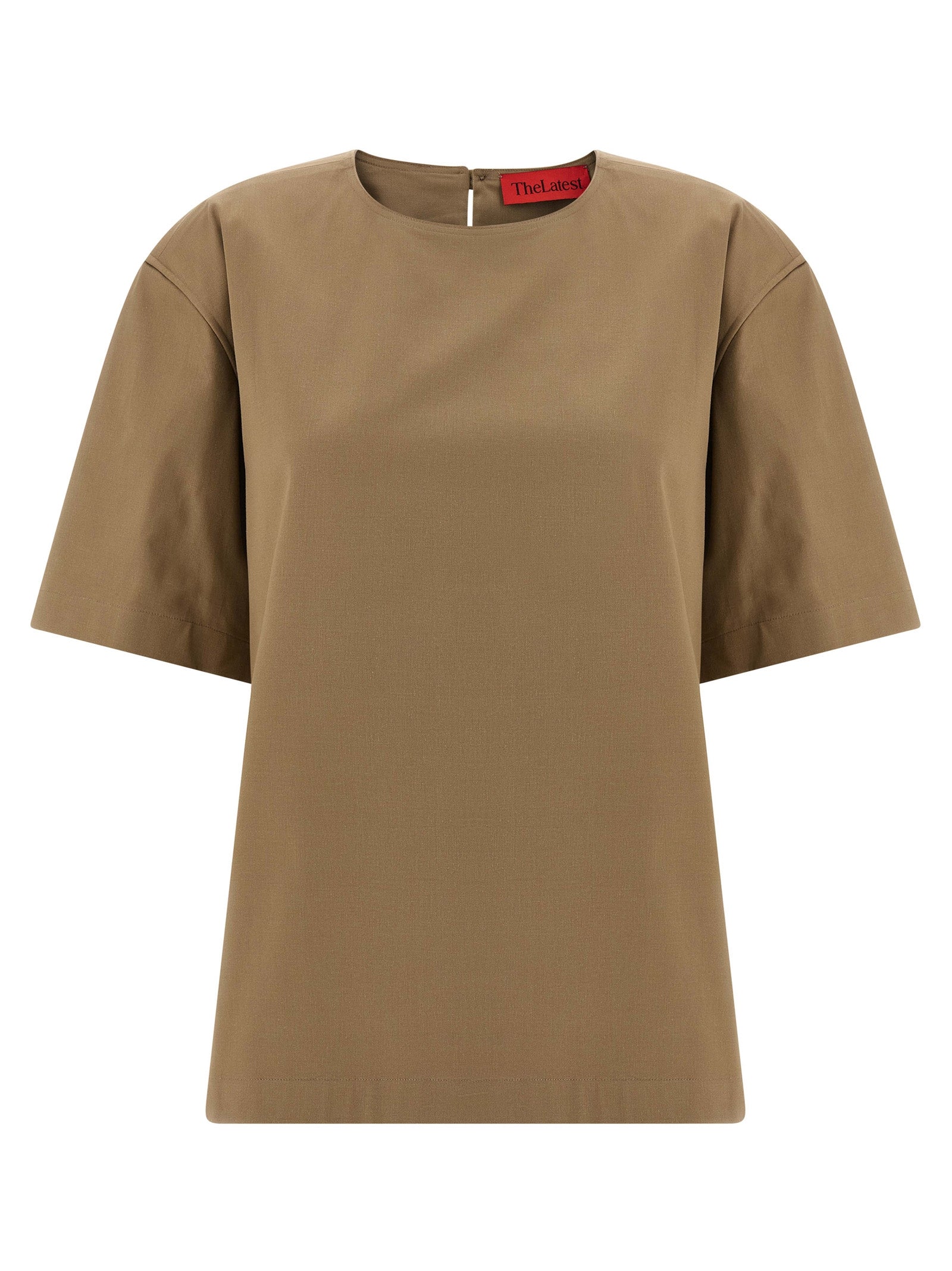 THELATEST Brown Cotton T-Shirt