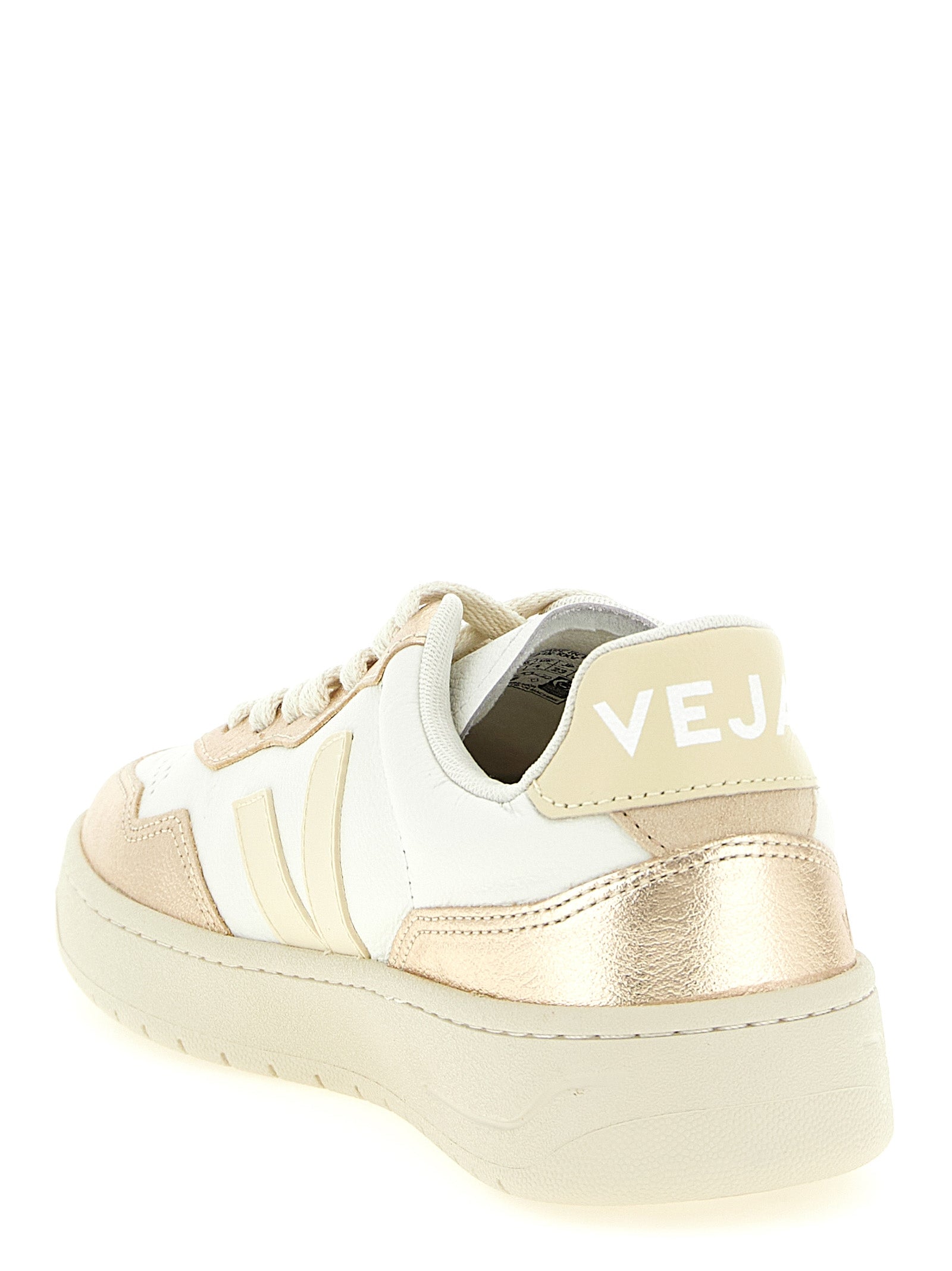 Veja Gold Genuine Leather Low Top Sneakers