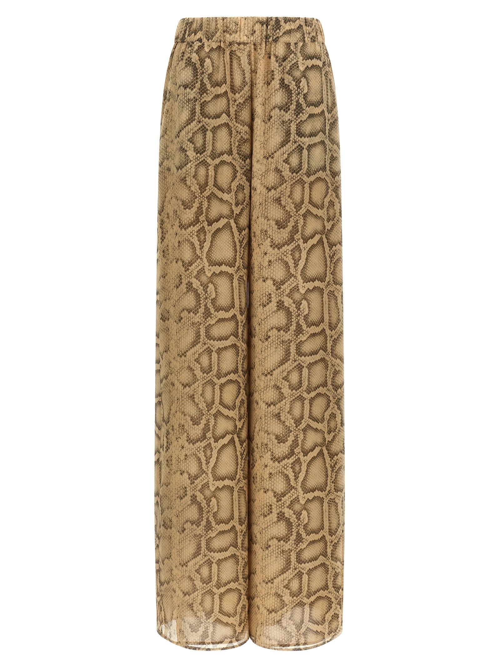 The Andamane Beige Polyester Pants