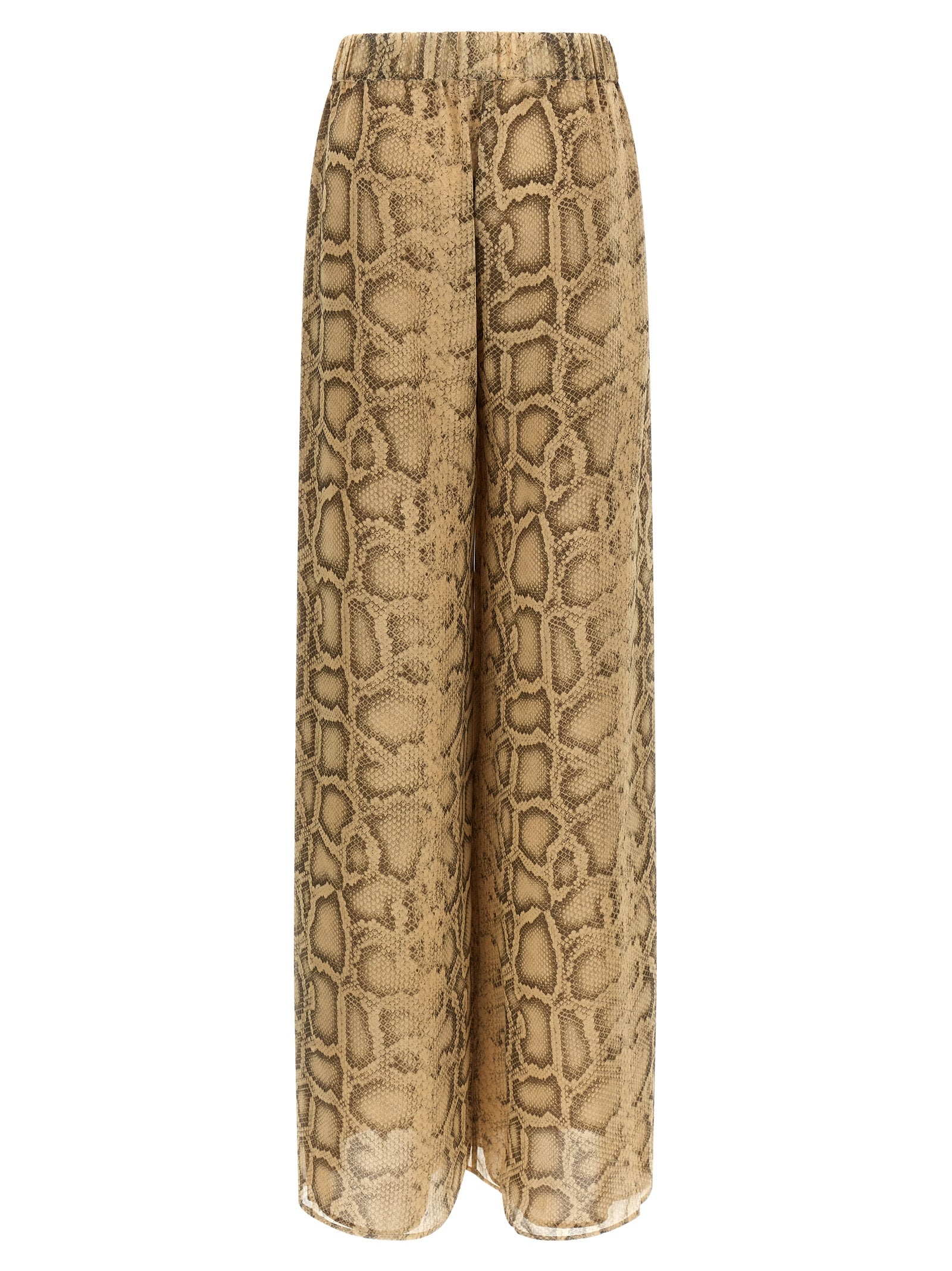 The Andamane Beige Polyester Pants