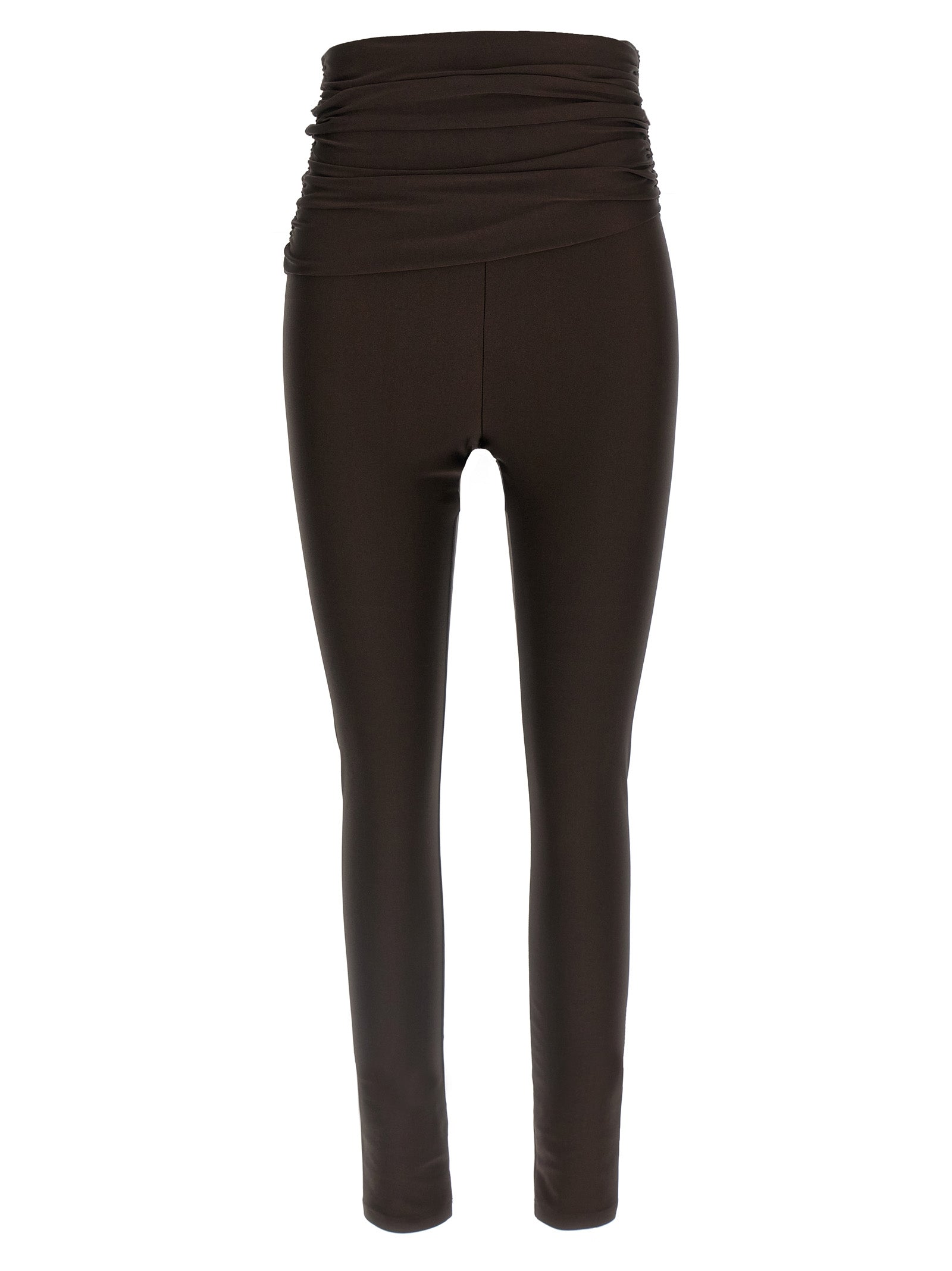 The Andamane Brown Polyamide Leggings