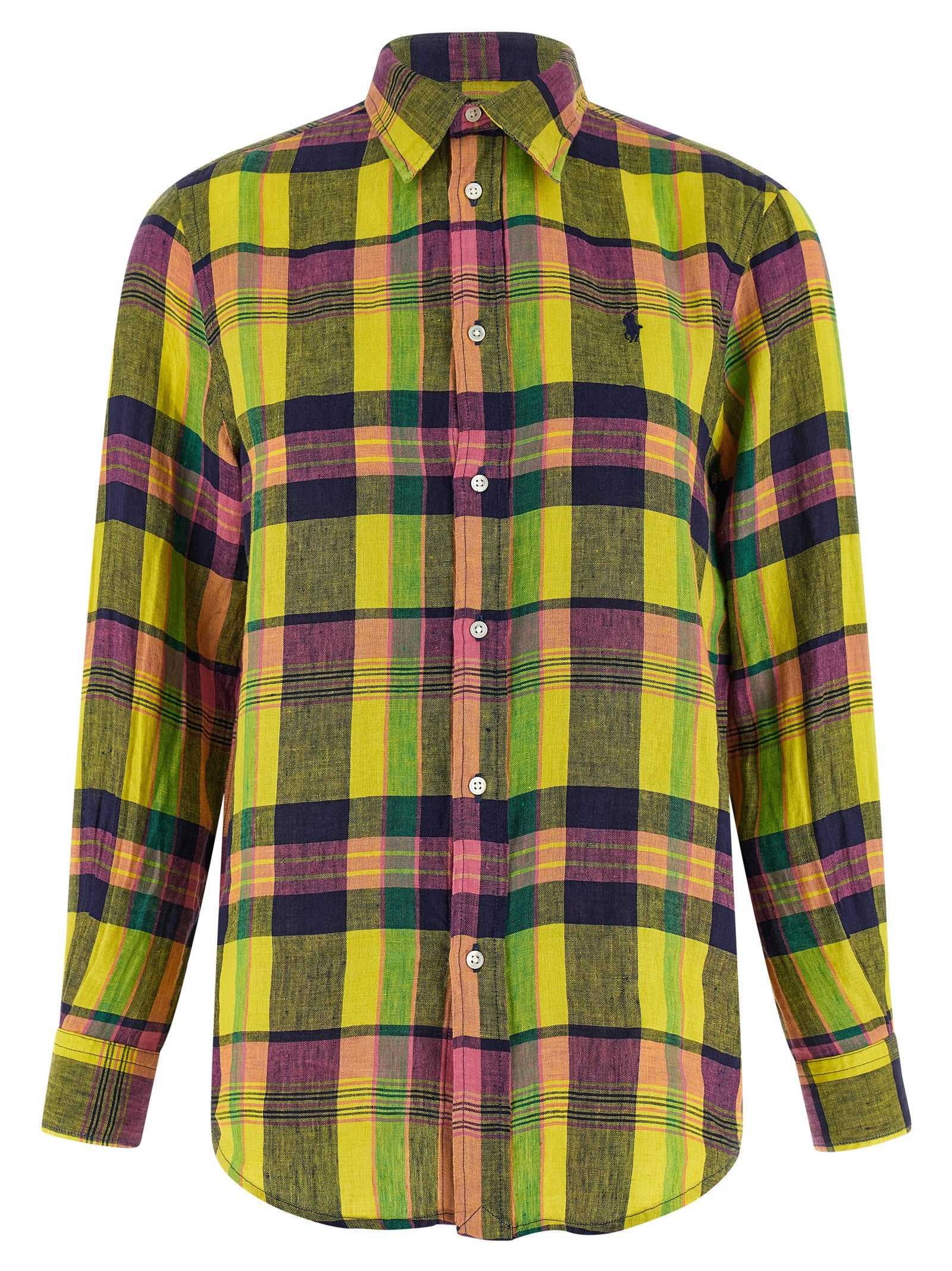 Polo Ralph Lauren Multicolor Linen Blouse