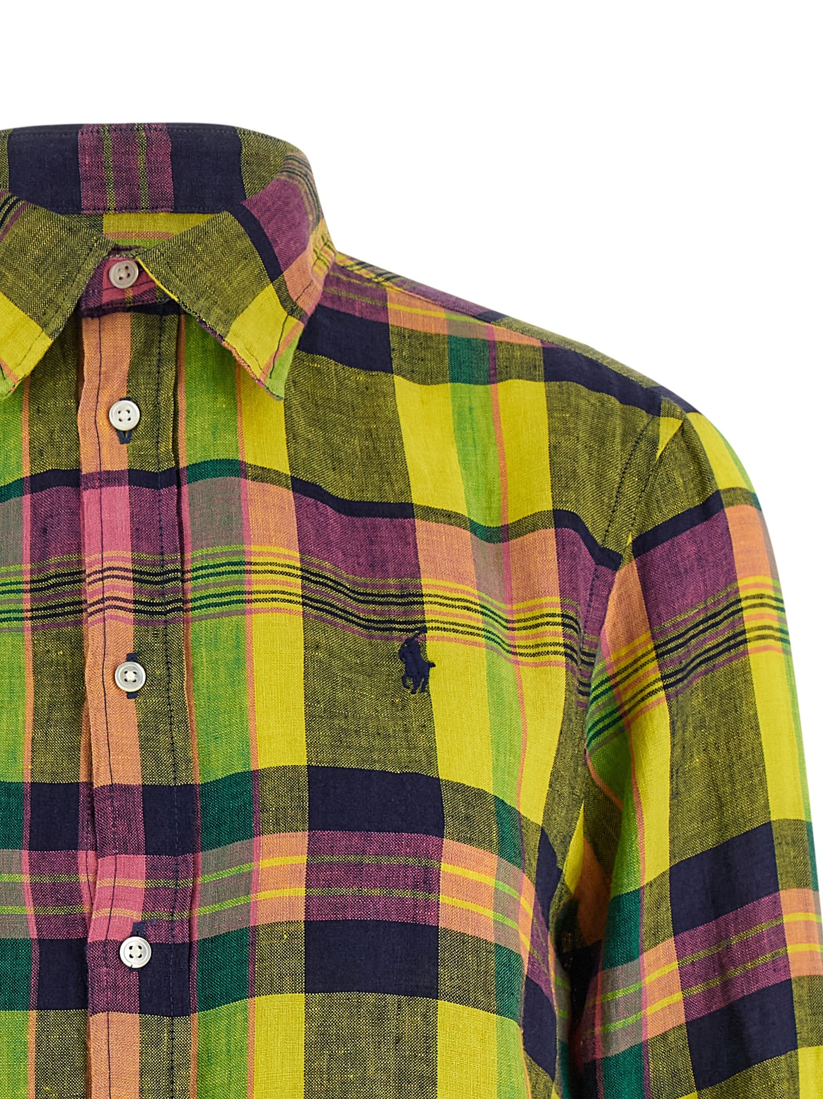 Polo Ralph Lauren Multicolor Linen Blouse
