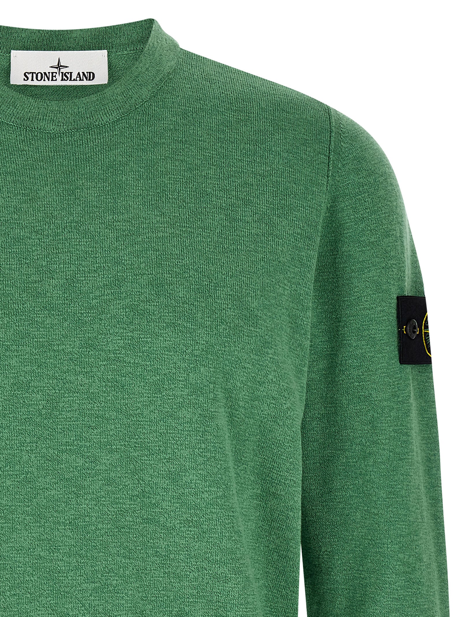 Stone Island Bicolor Cotton Cardigan