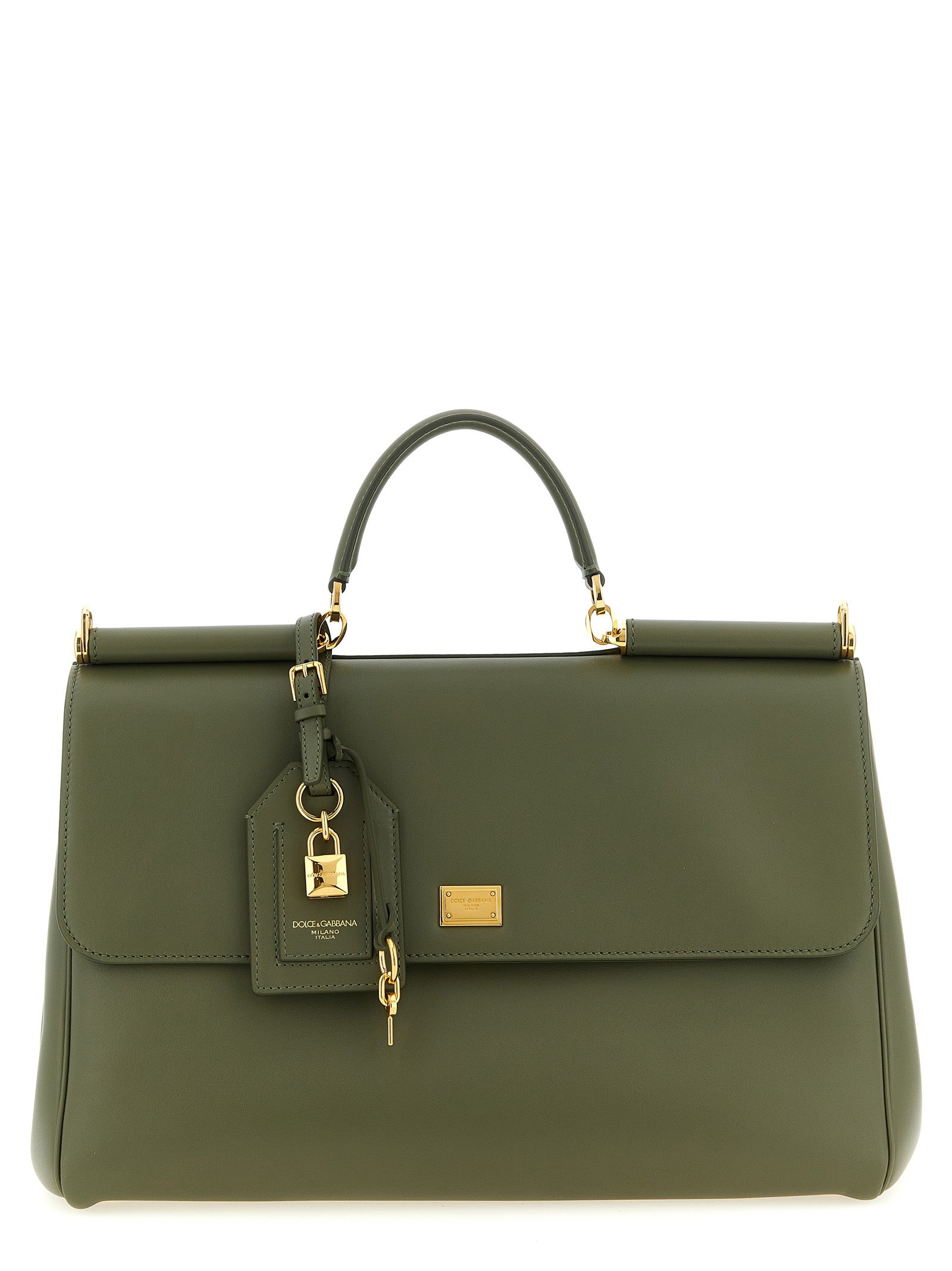 Dolce & Gabbana Bicolor Calfskin Handbag