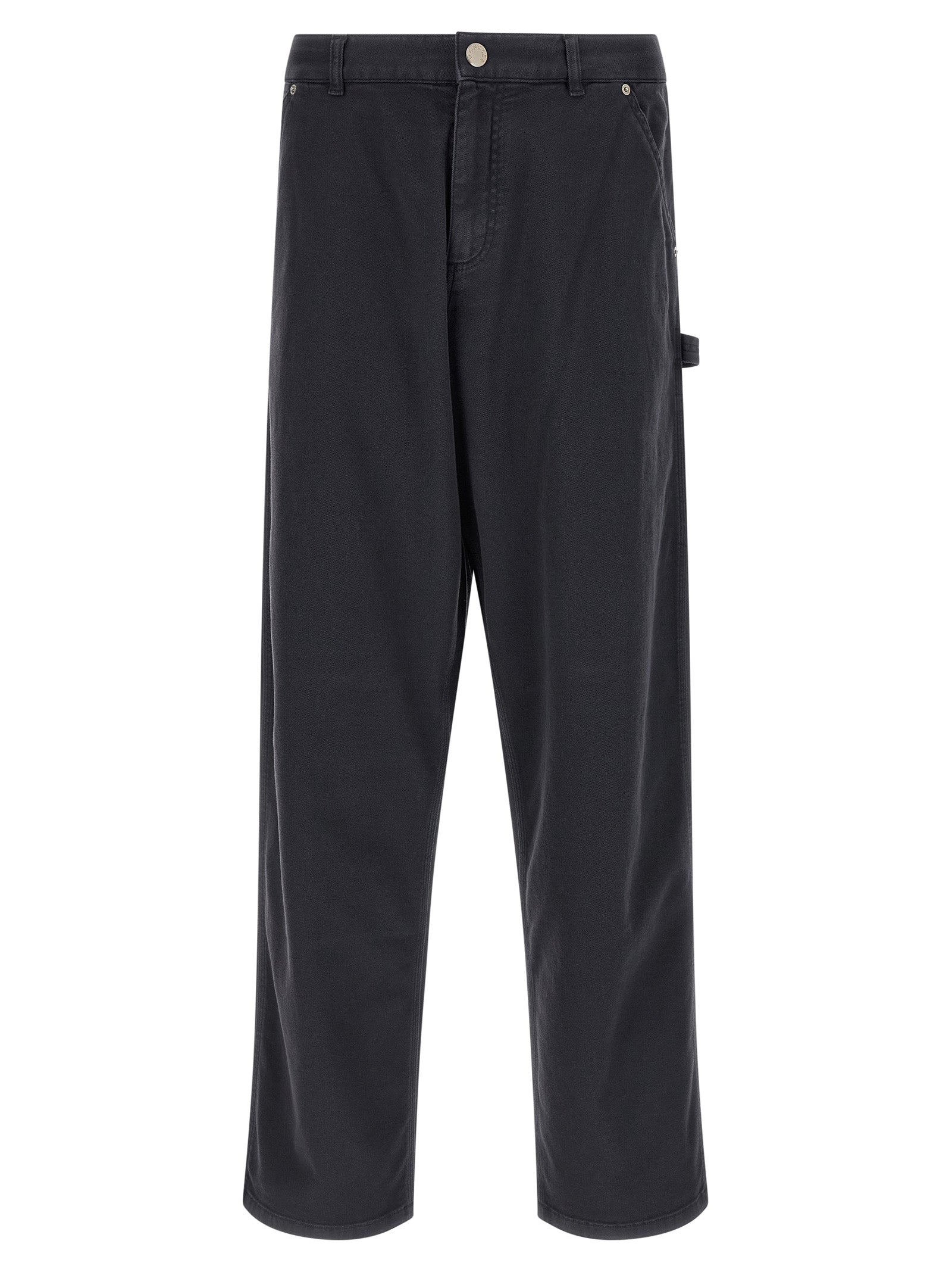 Moncler Blue Cotton Cargo Pants